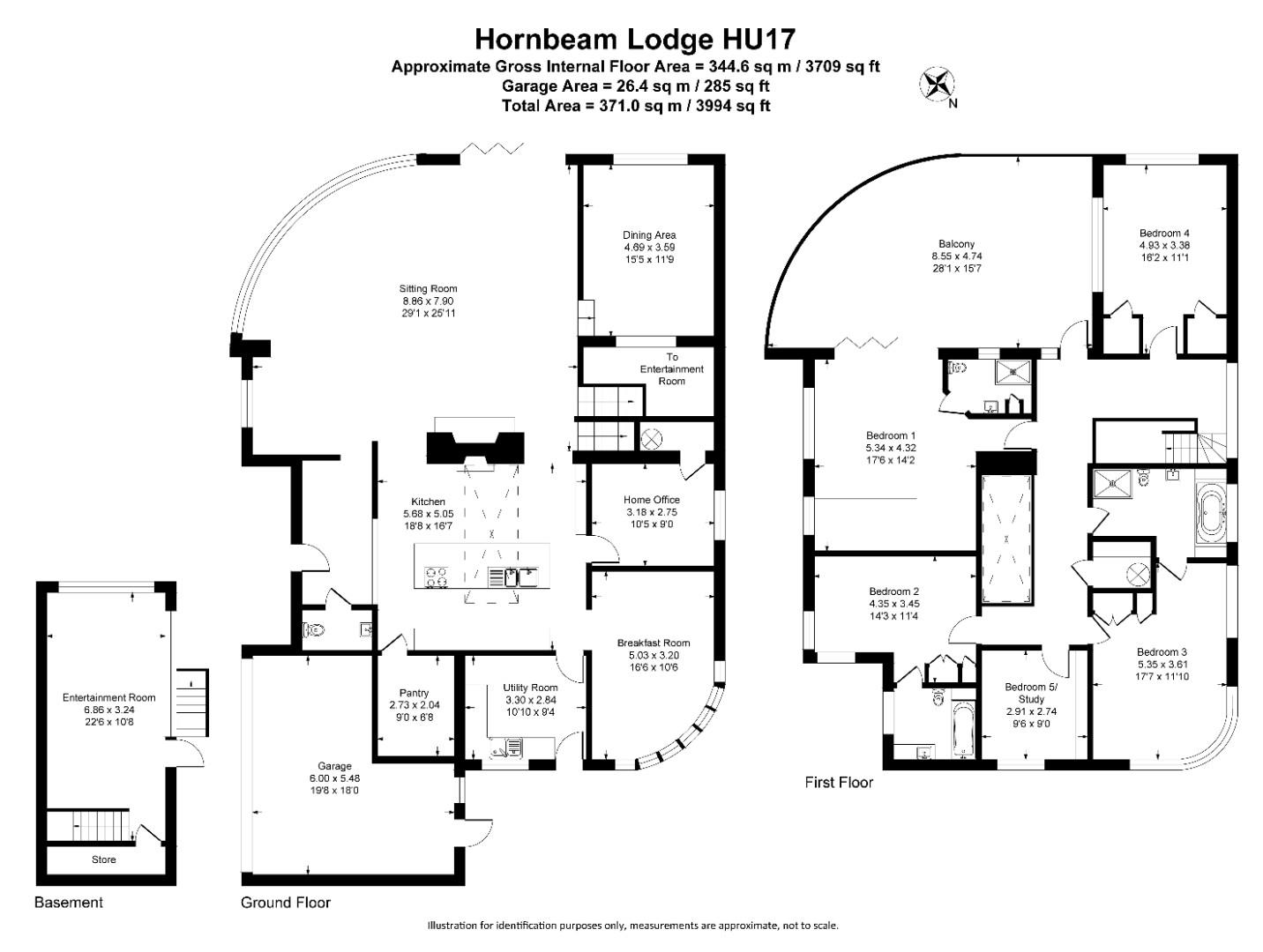Hornbeam Lodge, Seven Corners Lane, Beverley floorplan