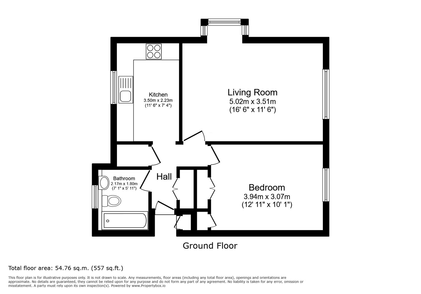 12A,, Newton Court, Windsor floorplan