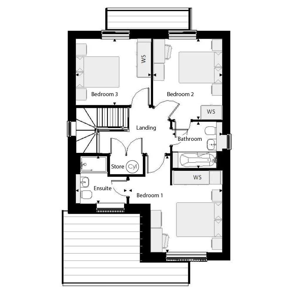 21, Brinsley Way, Bircotes, Doncaster floorplan