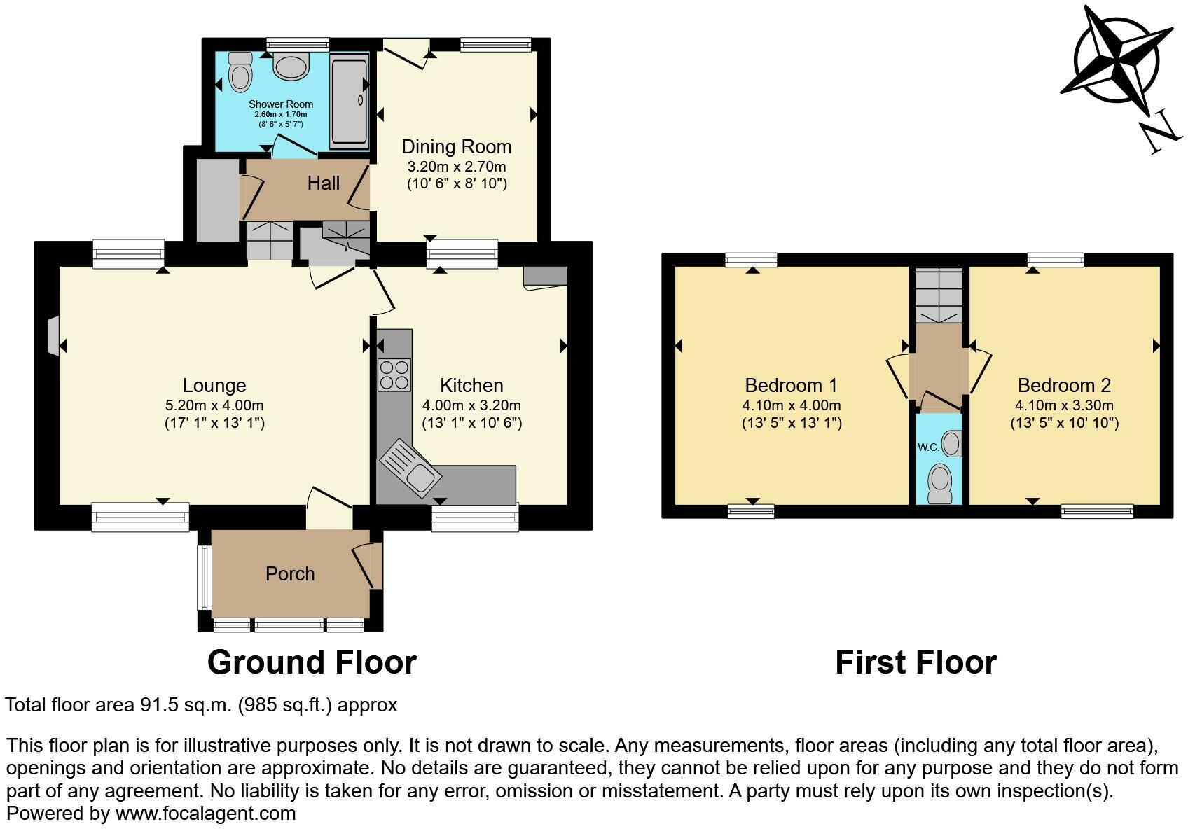 6, Shore Street, Cromarty floorplan
