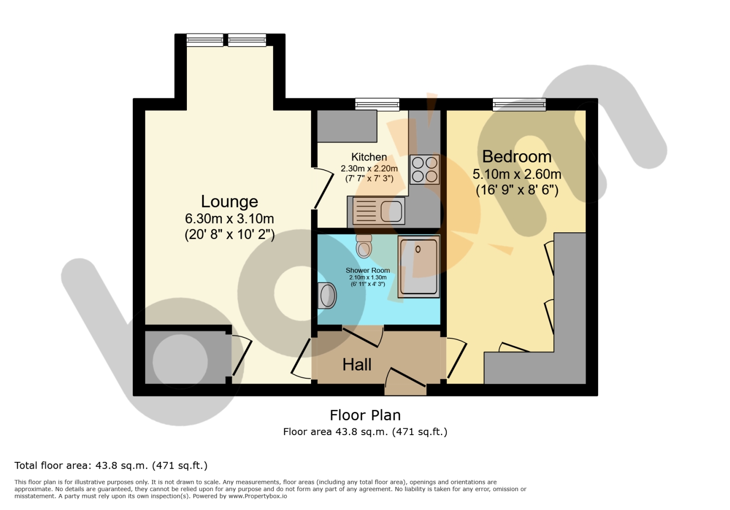 51, Homeglen House, 39 Maryville Avenue, Glasgow floorplan