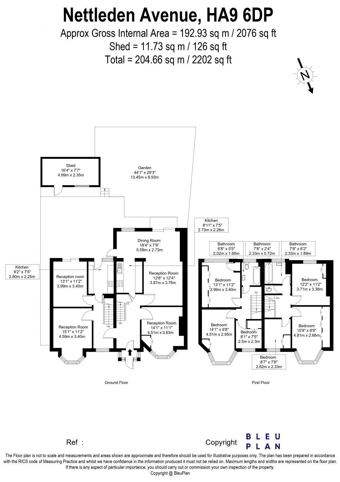 1 Nettleden Avenue, Wembley floorplan
