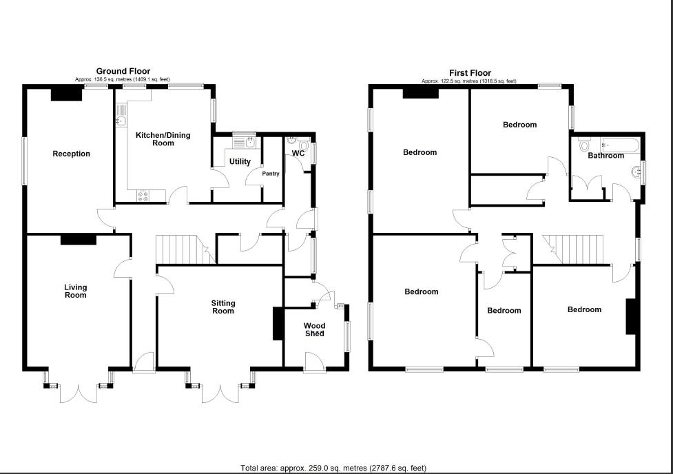 Moreton House, Station Road, Weston Rhyn floorplan