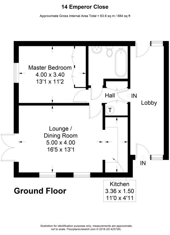 1 Bedrooms Flat to rent in Emperor Close, Carrington Point, Nottingham NG5