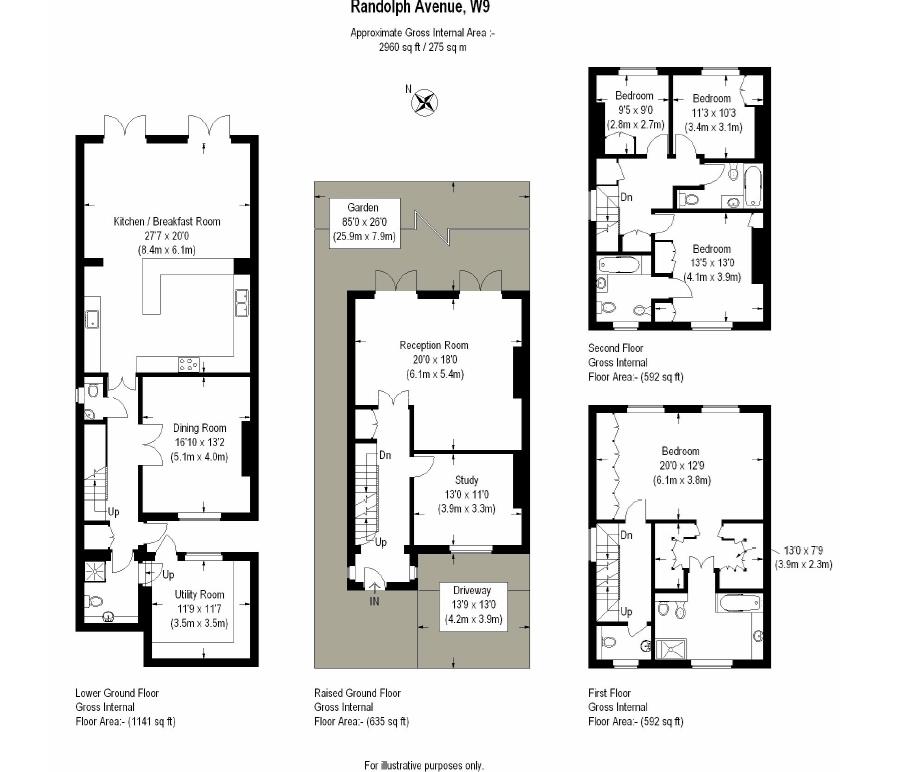 116, Randolph Avenue, Maida Vale floorplan
