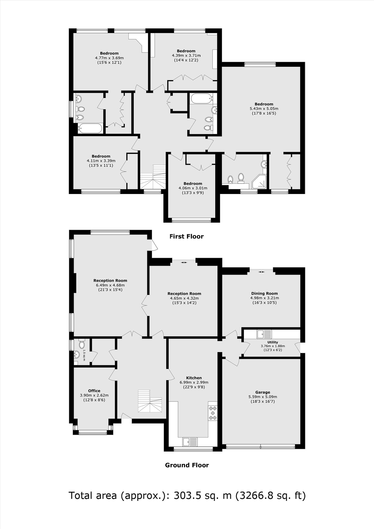 136, Coombe Lane West, Kingston Upon Thames floorplan