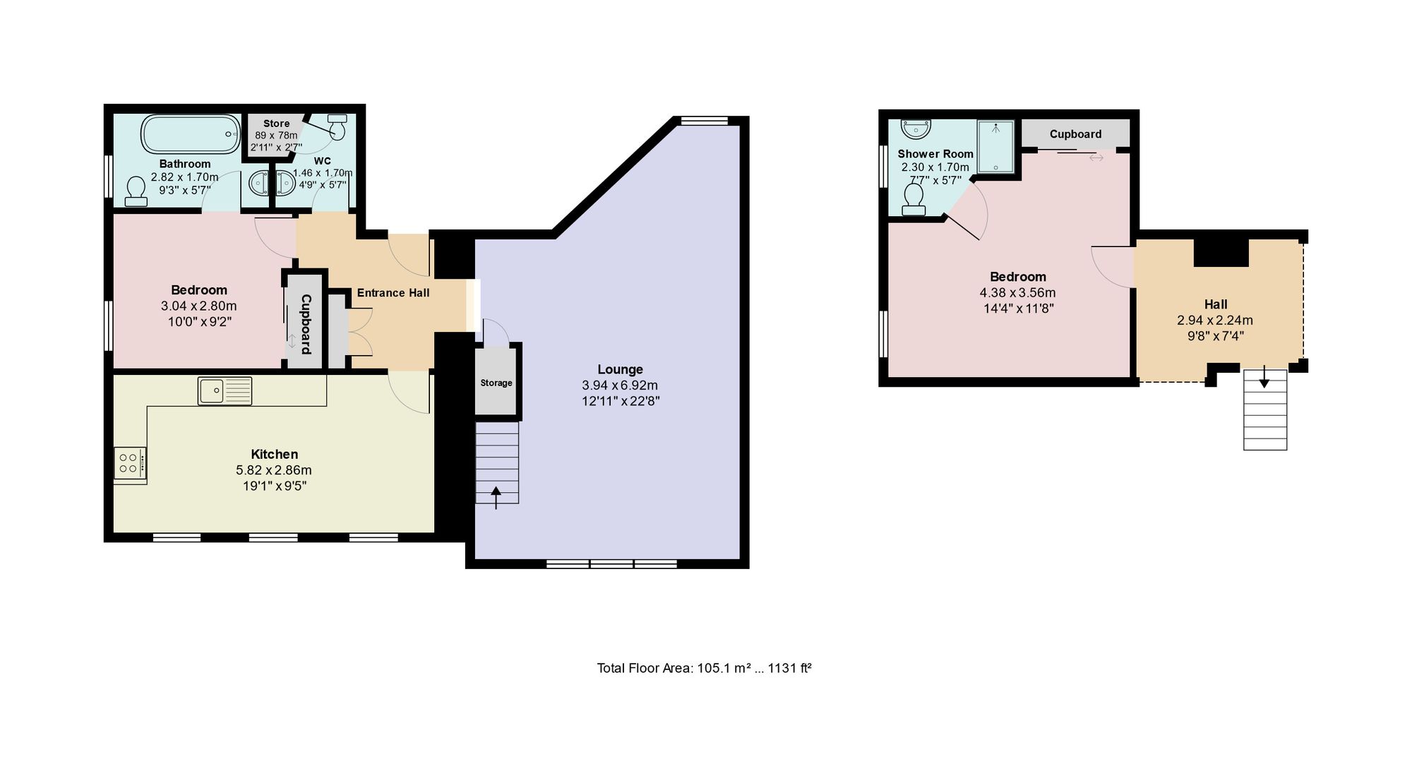 Flat 16, Charlotte Court 68B Old Kent Road, London floorplan