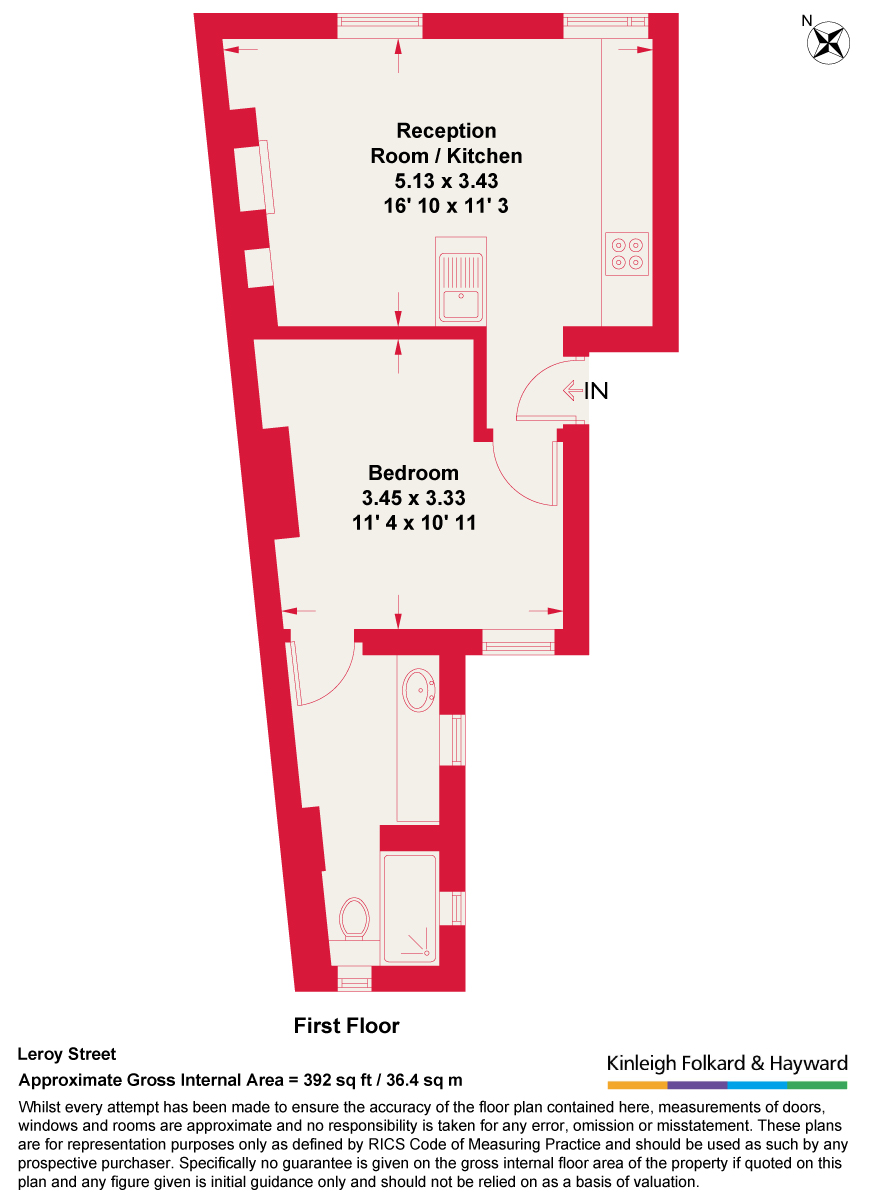 Leroy Street, London floorplan