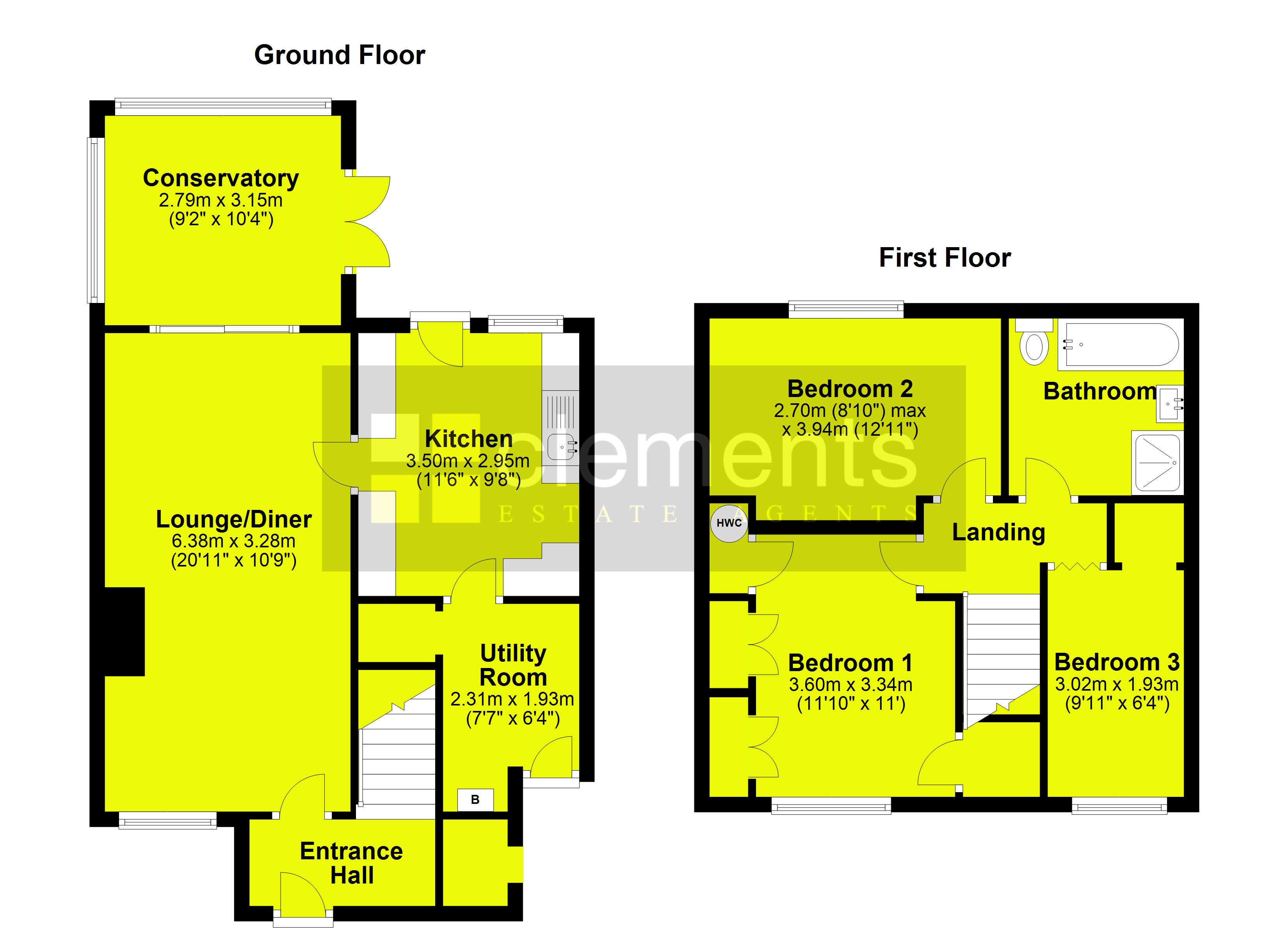 3 Bedrooms Terraced house for sale in Great Heart, Hemel Hempstead HP2