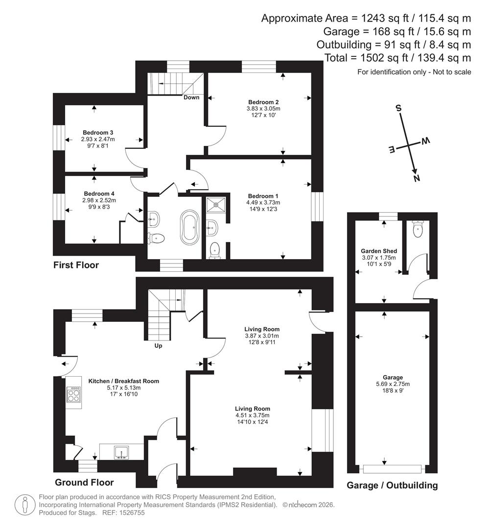 Hembal Lodge, 18 Hembal Road, St Austell floorplan