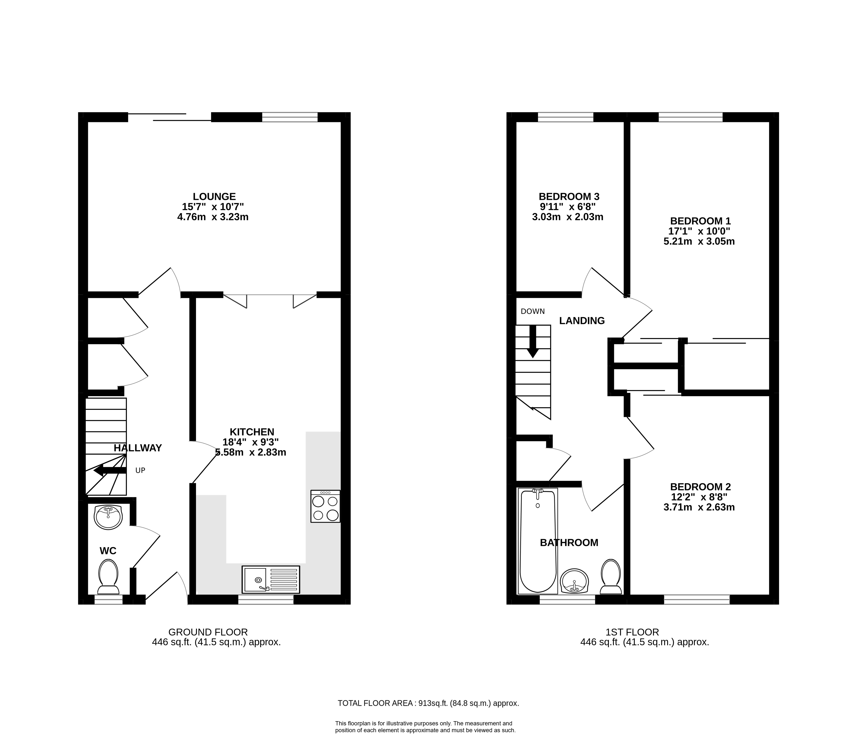 Guessens Road, Welwyn Garden City, Hertfordshire AL8, 3 bedroom ...