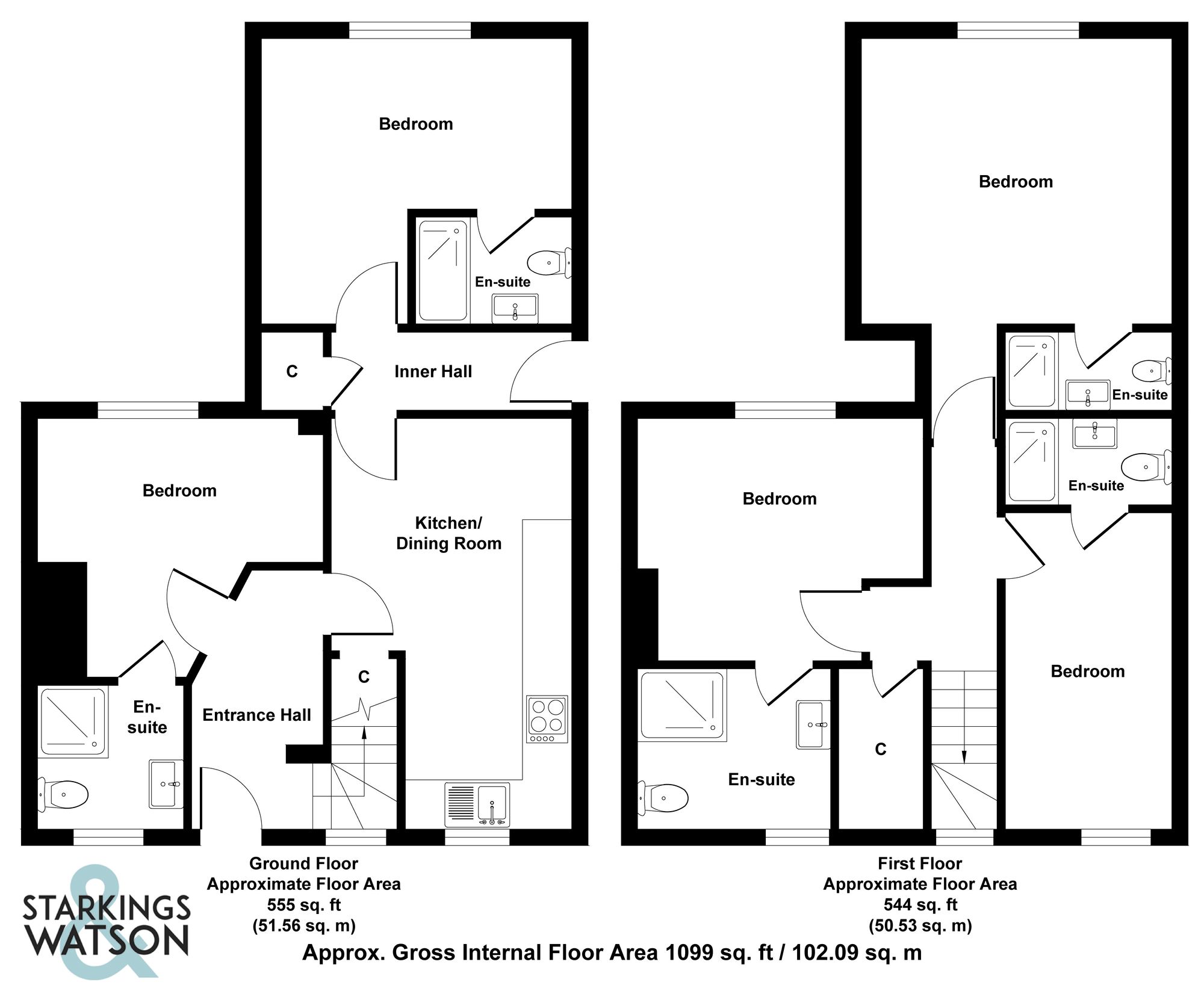 12 (LET) Ranworth Road, Norwich floorplan