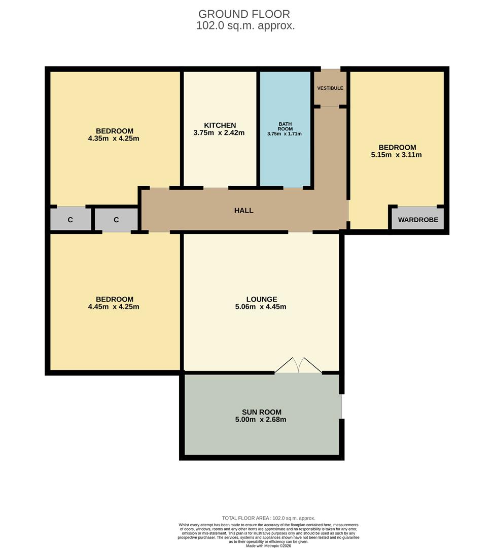 46, Dundee Loan, Forfar floorplan