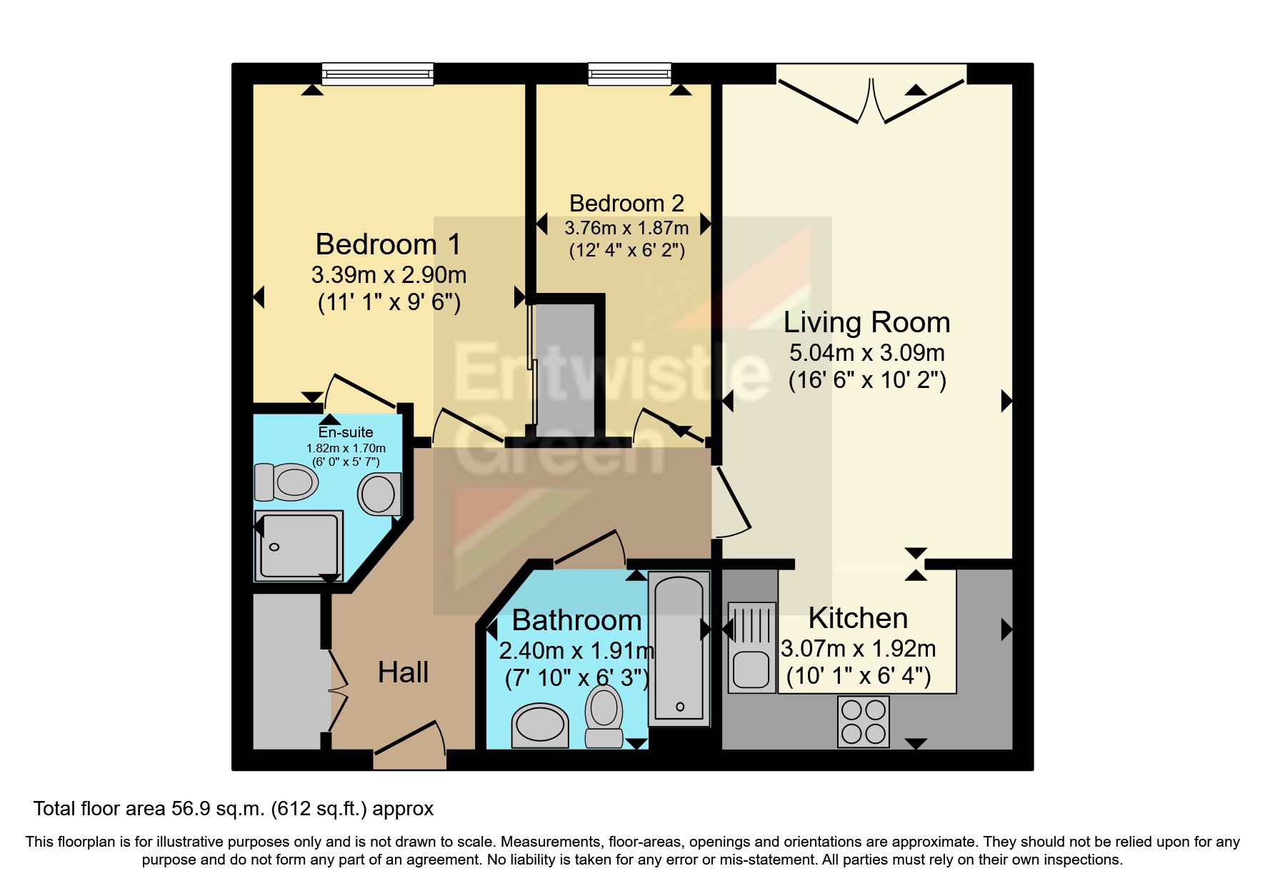 Gladstone Mews, Gladstone Street, Warrington, Cheshire WA2, 2 bedroom