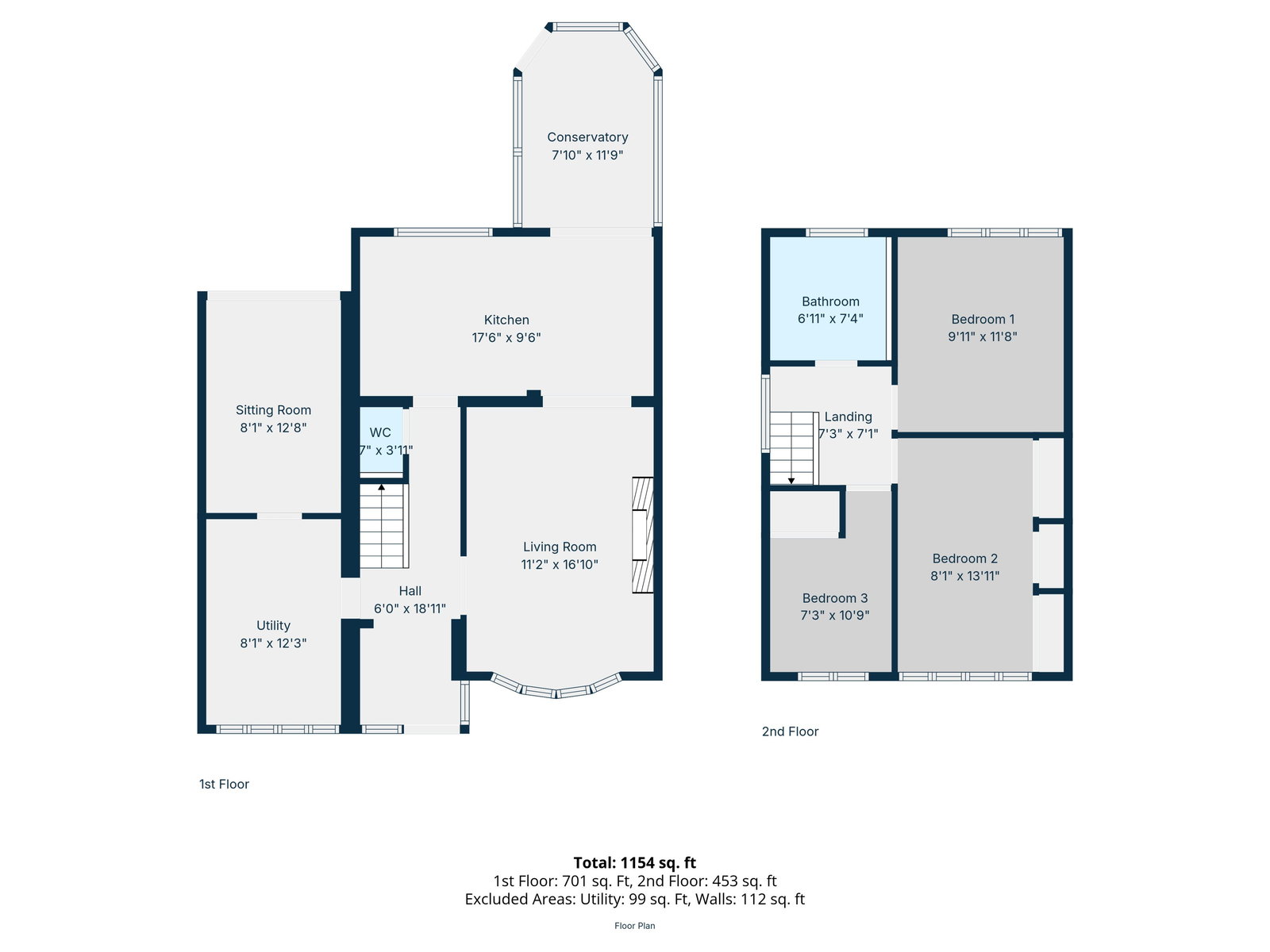 97, Burnside, Wigan floorplan