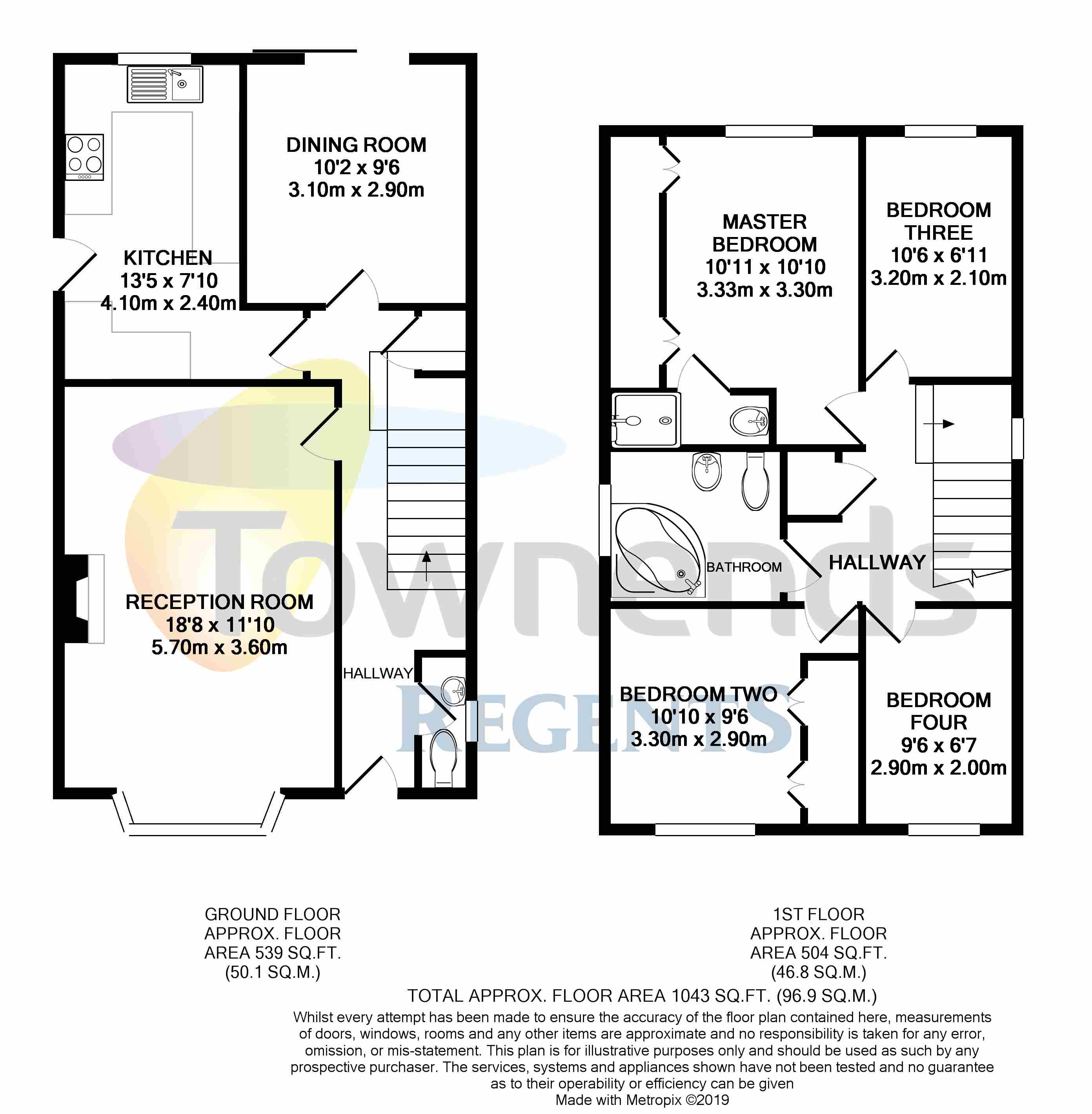 4 Bedrooms Detached house for sale in Liberty Lane, Addlestone, Surrey KT15