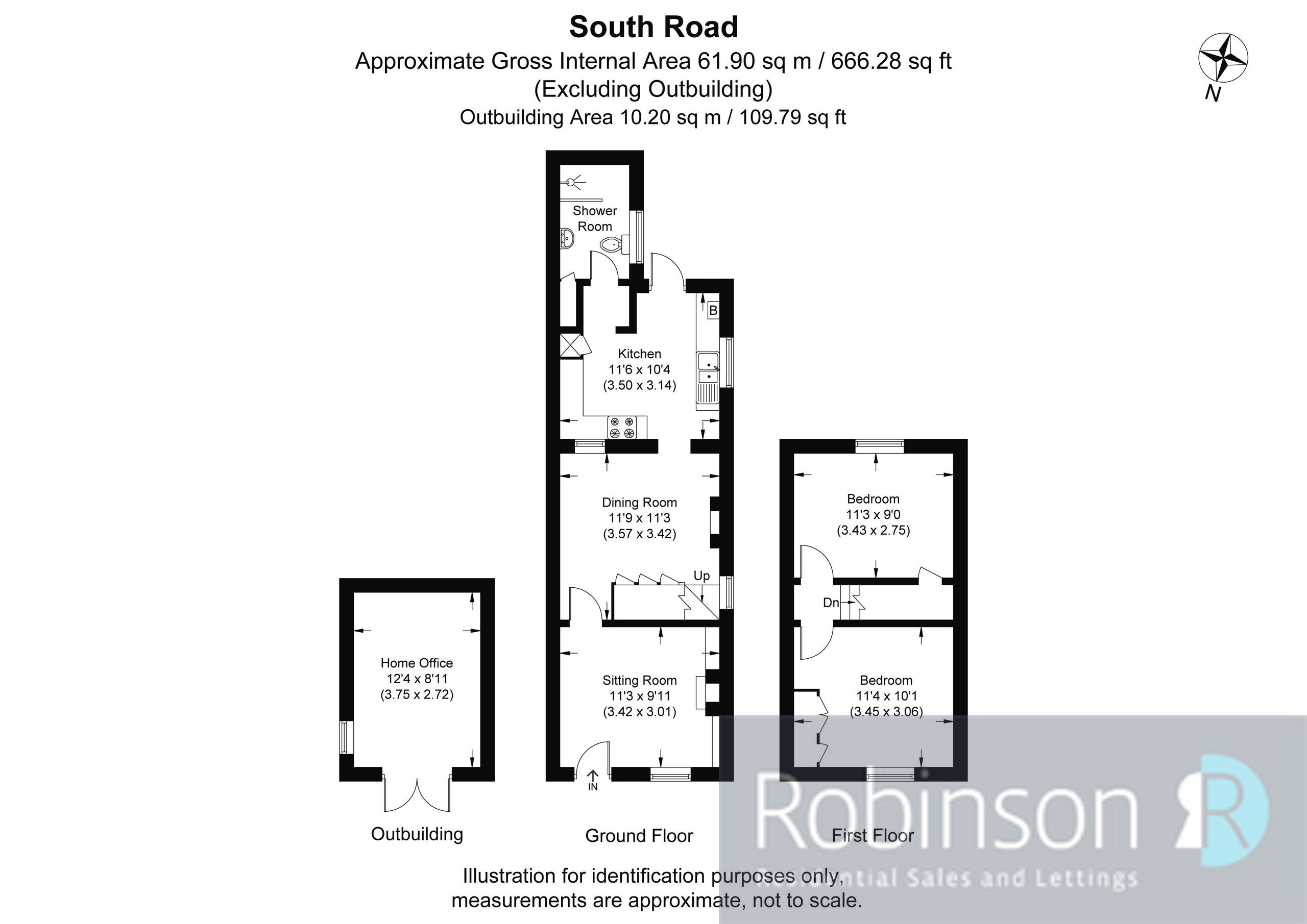 14 South Road, Maidenhead floorplan