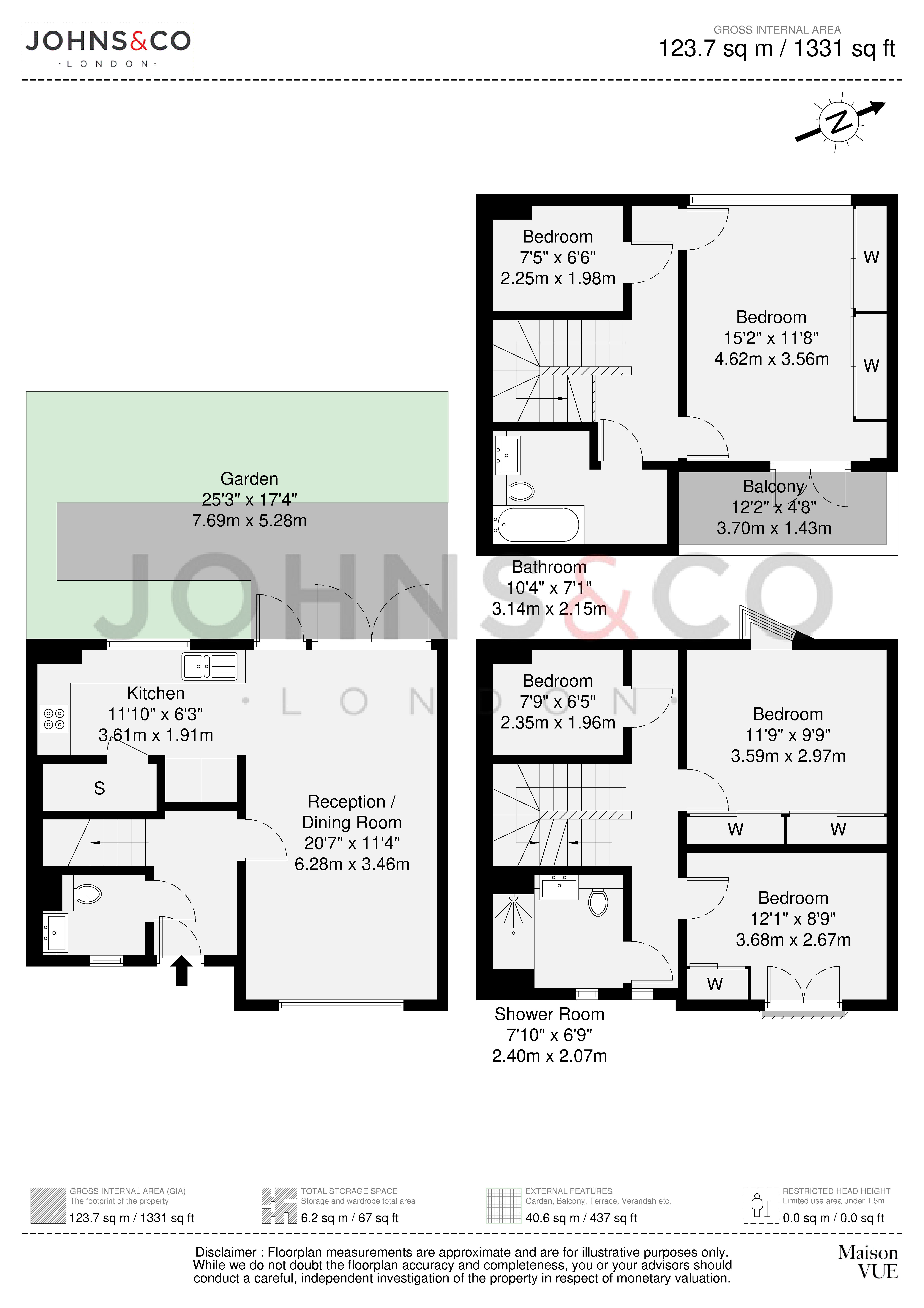 103 Portobello Road 5, Cantle Mews, London floorplan