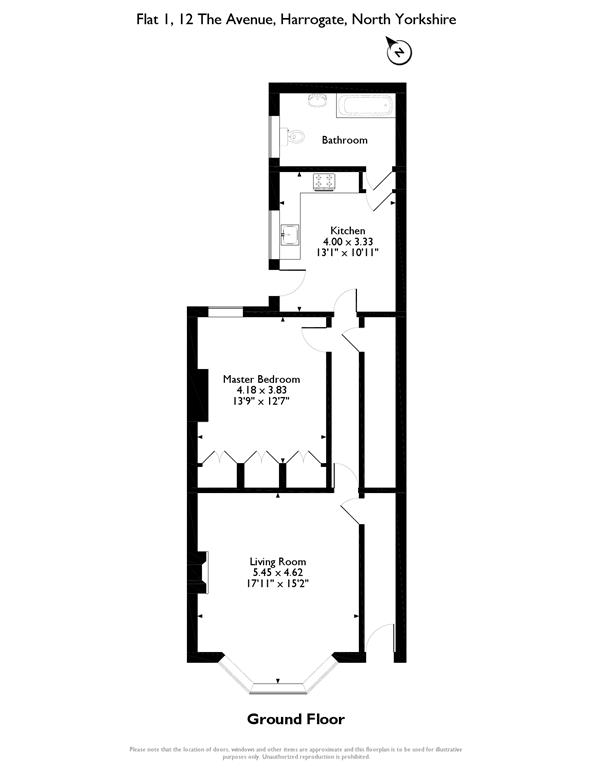 1 Bedrooms Flat for sale in The Avenue, Harrogate, Harrogate HG1