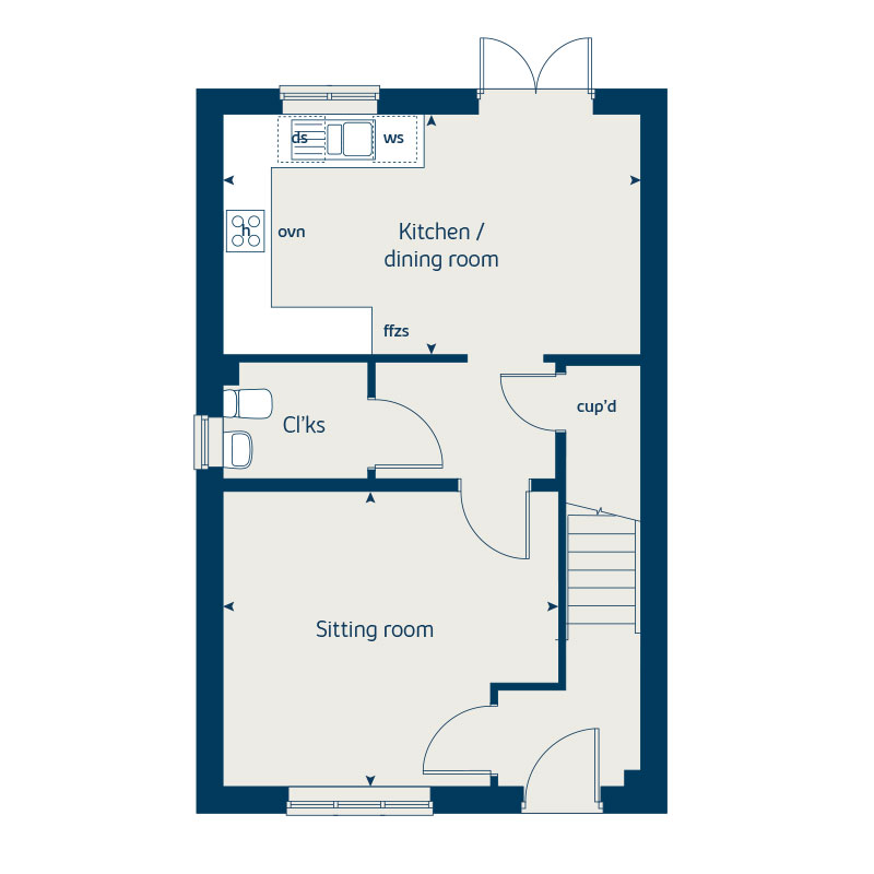 New home, 3 bed semidetached house for sale in "The Hazel v2" at Box