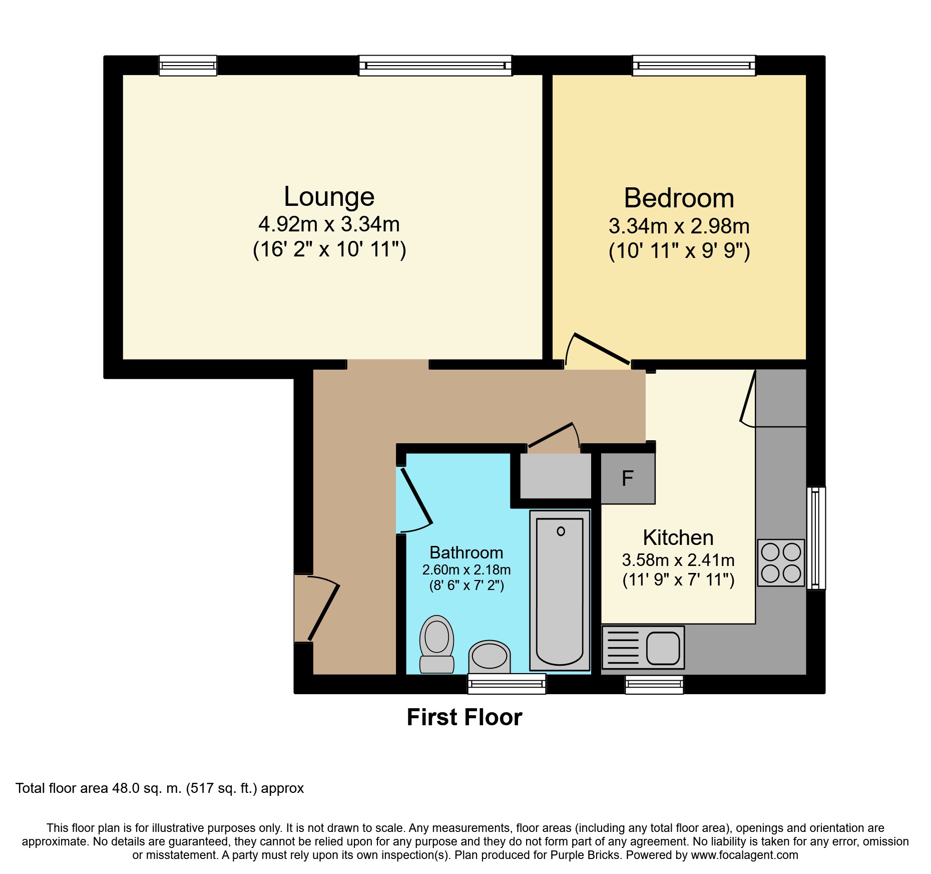 1 Bedrooms Flat for sale in Alpine Court, Basingstoke RG22