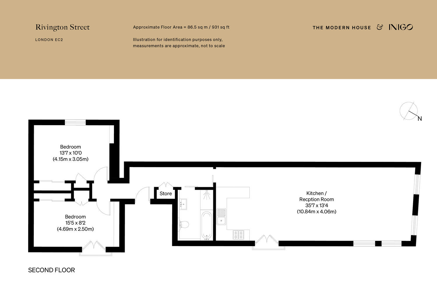 Rivington Street, London floorplan