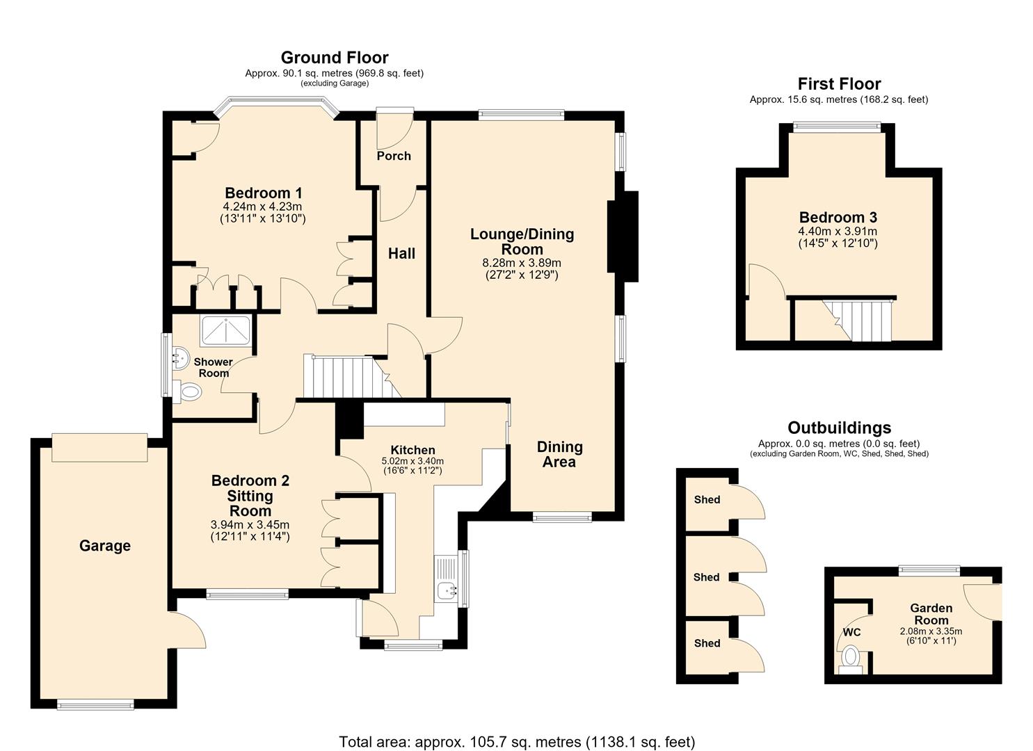 16, Samman Close, Hull floorplan