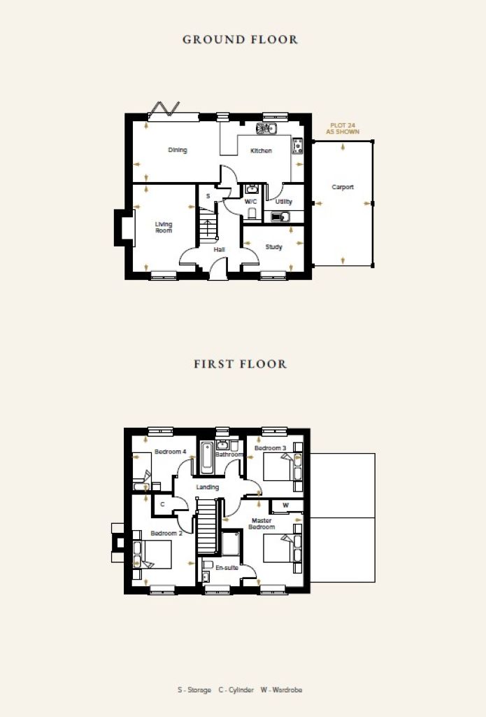 Plot 24, Monarch Place, Sittingbourne floorplan