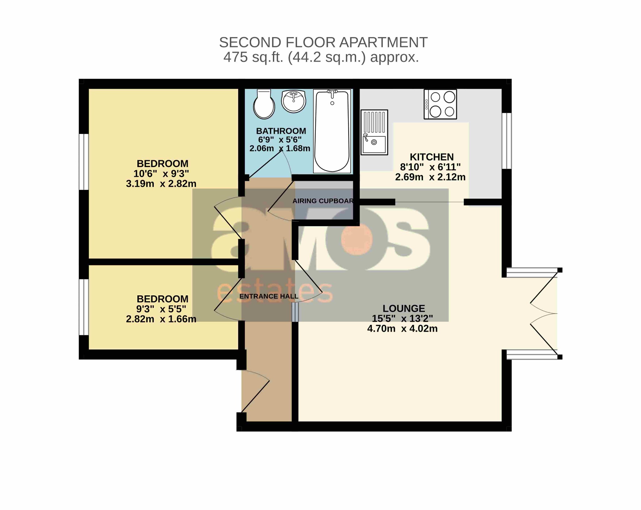 12B Chalk Court, Jetty Walk, Essex floorplan
