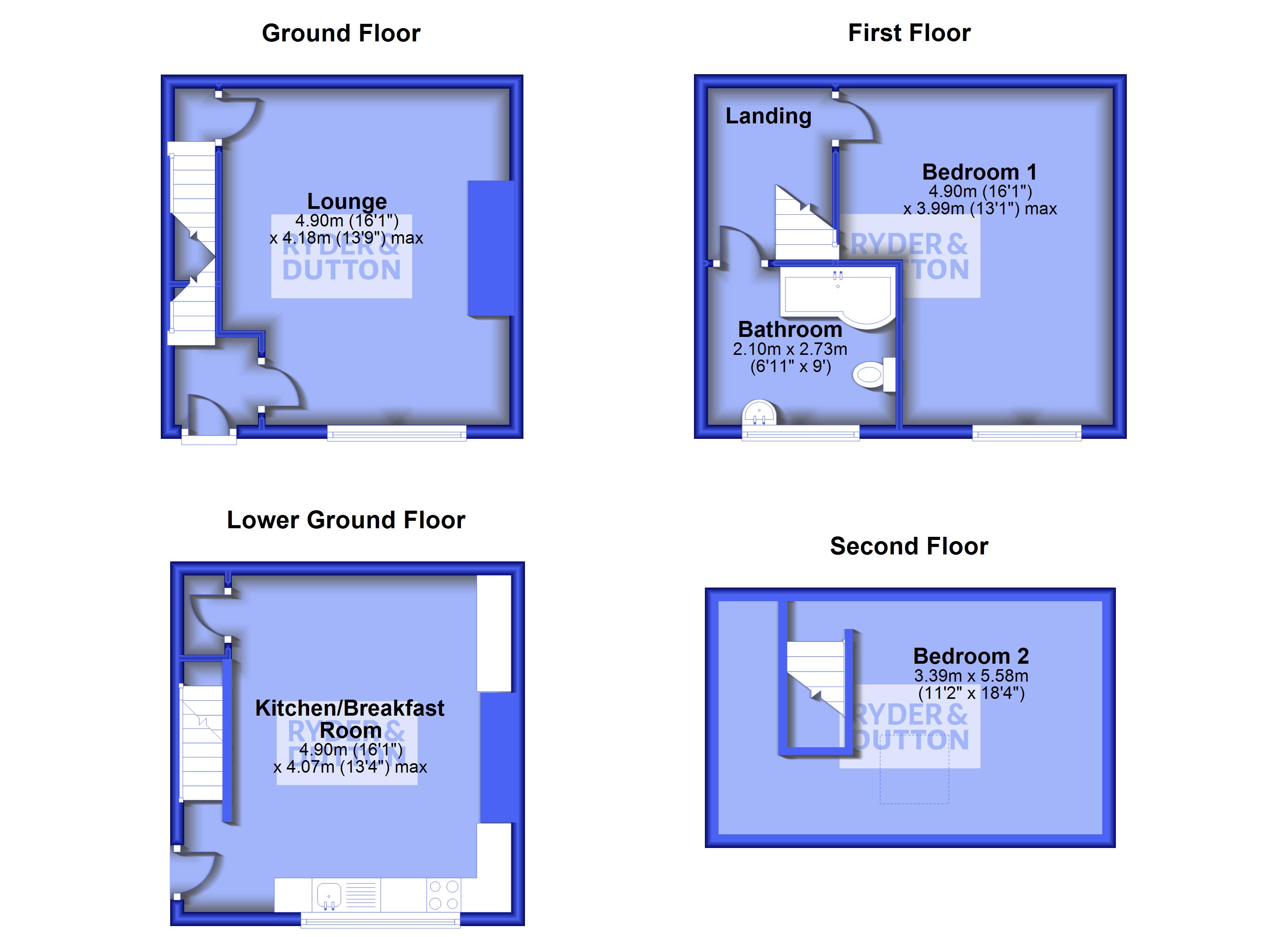 341, New Mill Road, Holmfirth floorplan