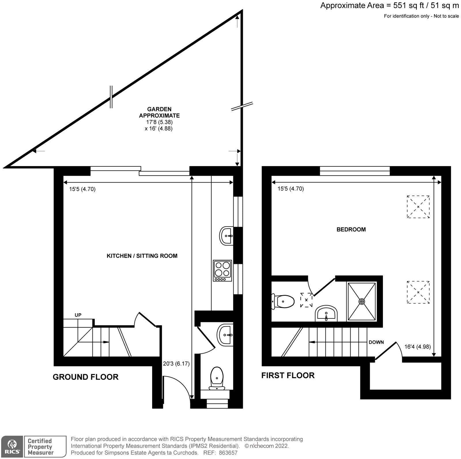 The Coach House, 176, Kingston Lane, Teddington floorplan