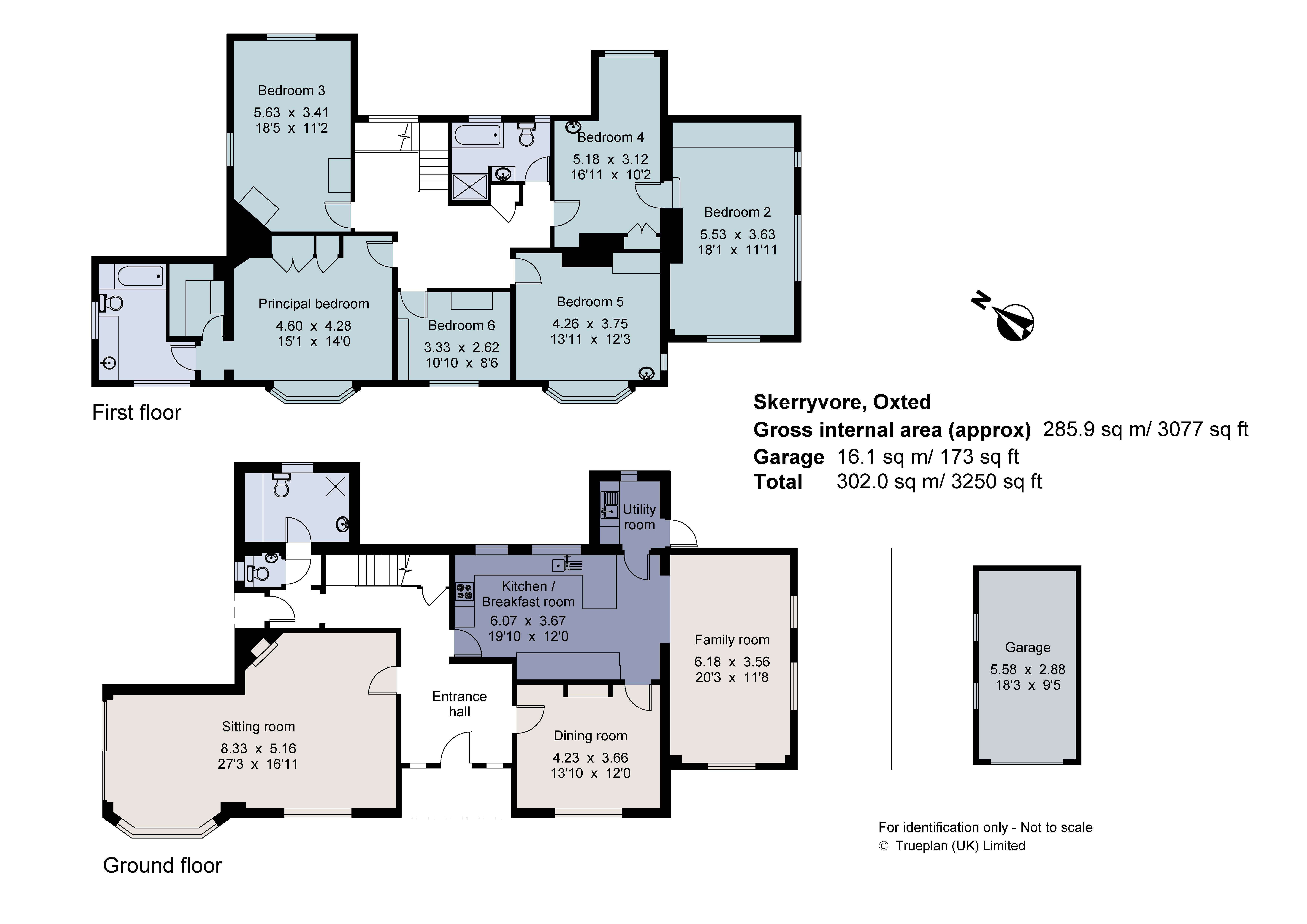 Skerryvore,, Uvedale Road, Oxted floorplan