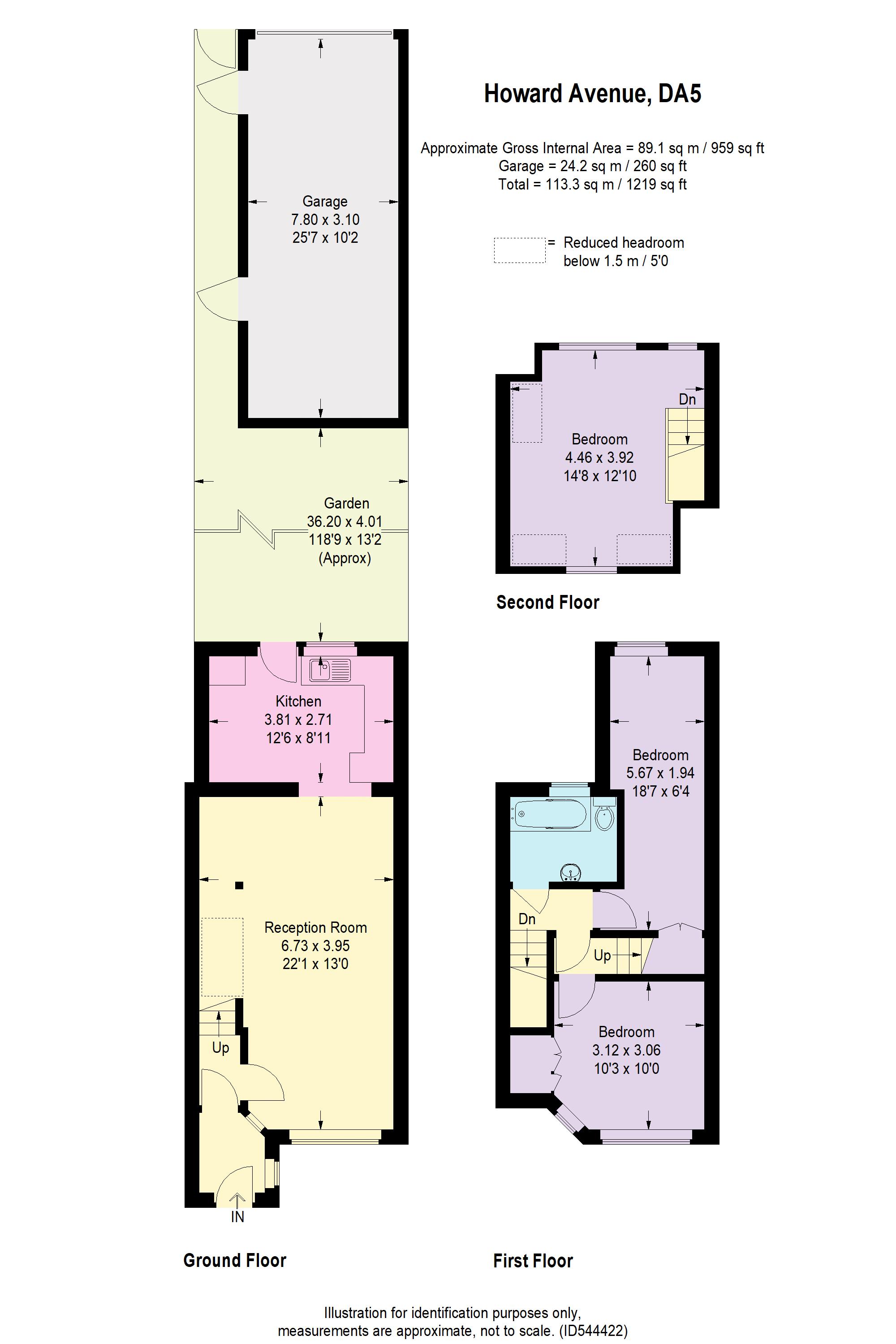 3 Bedrooms Terraced house for sale in Howard Avenue, Bexley DA5