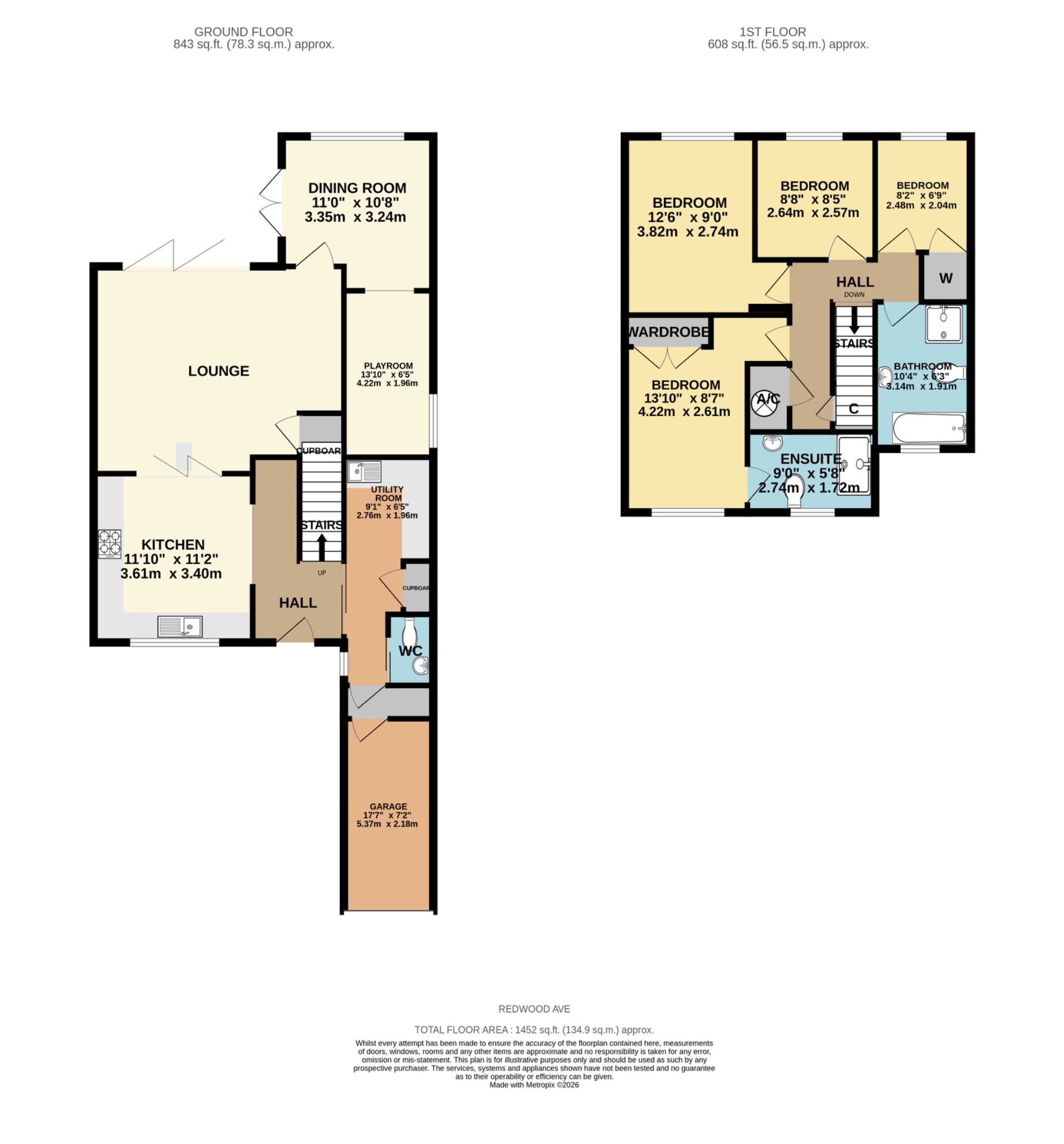59, Redwood Avenue, Reading floorplan