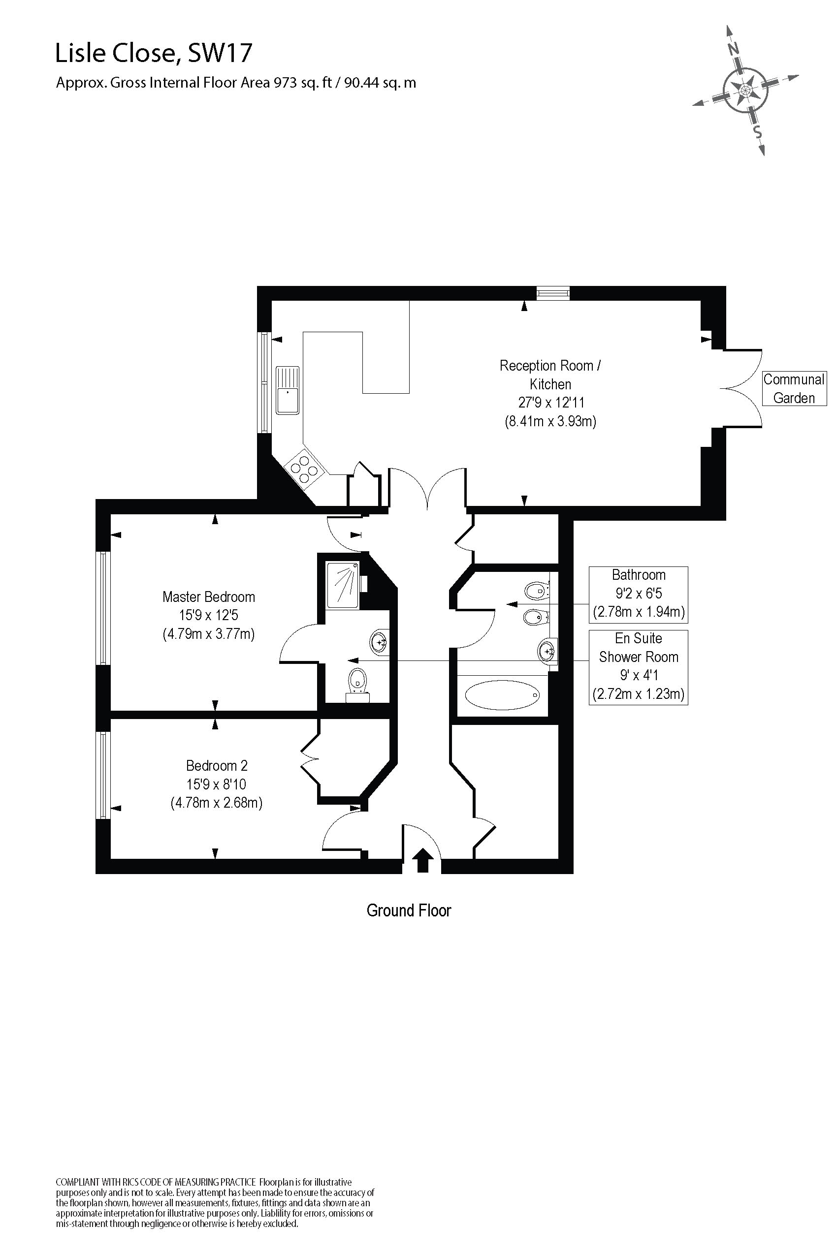 Lisle Close, London, SW17 floorplan