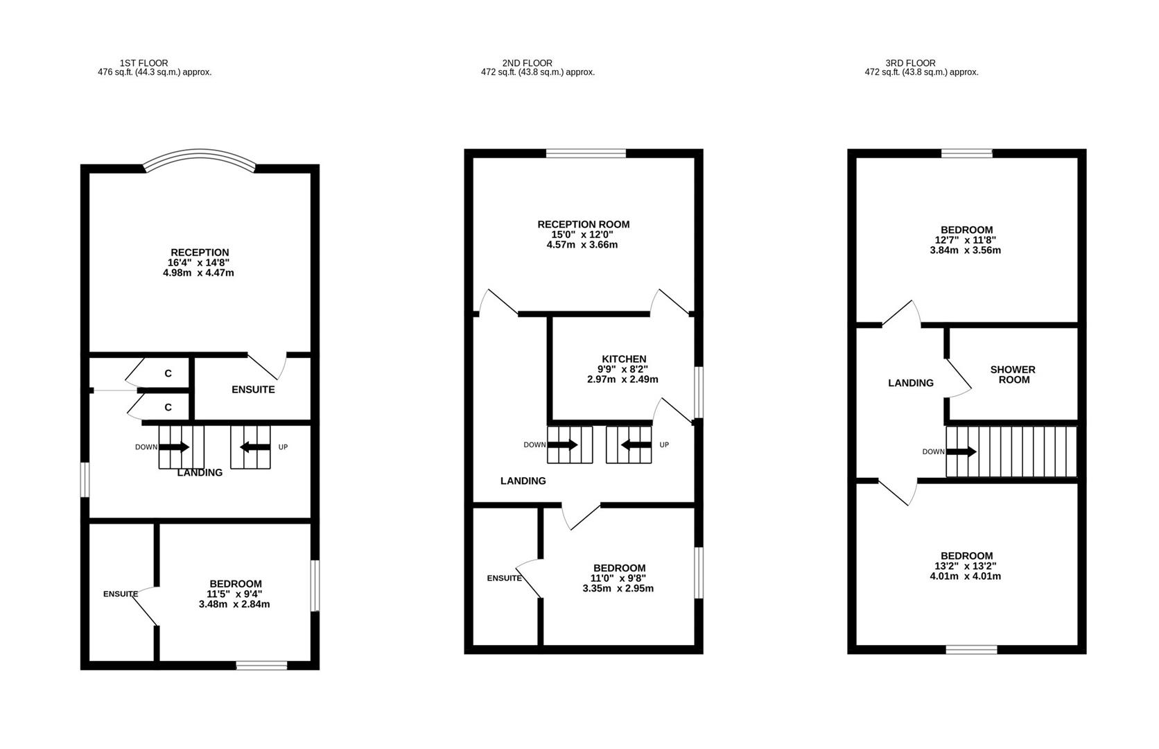 Upper Maisonette, 5, George Street, Hastings floorplan