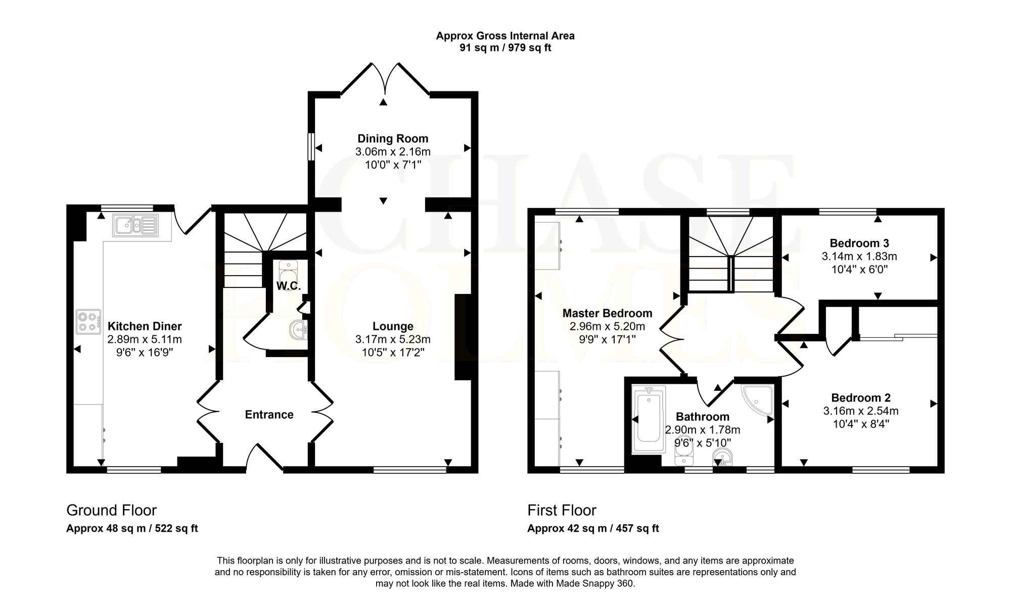 2 High Back Close, Jarrow floorplan