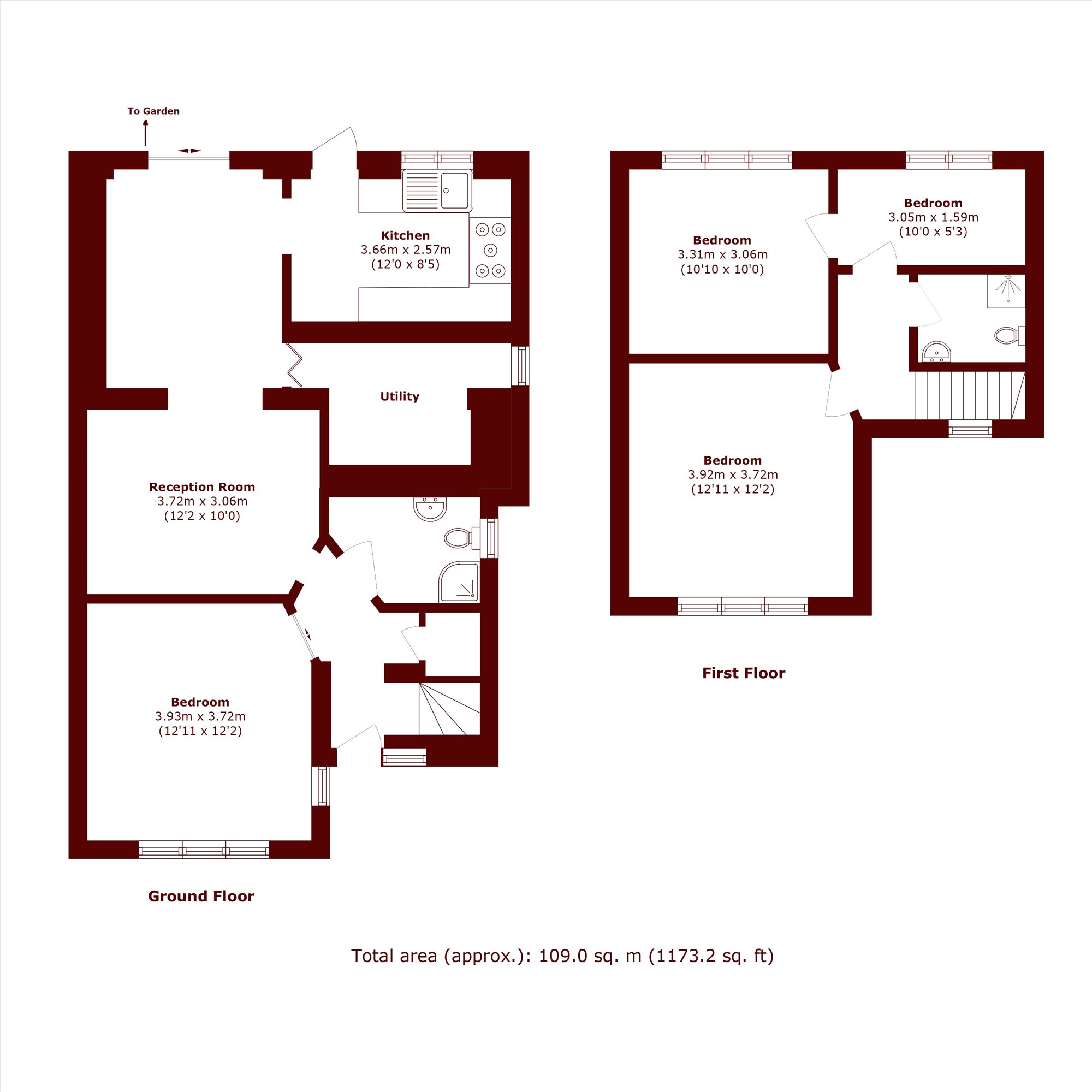 267, Thornton Road, Croydon floorplan