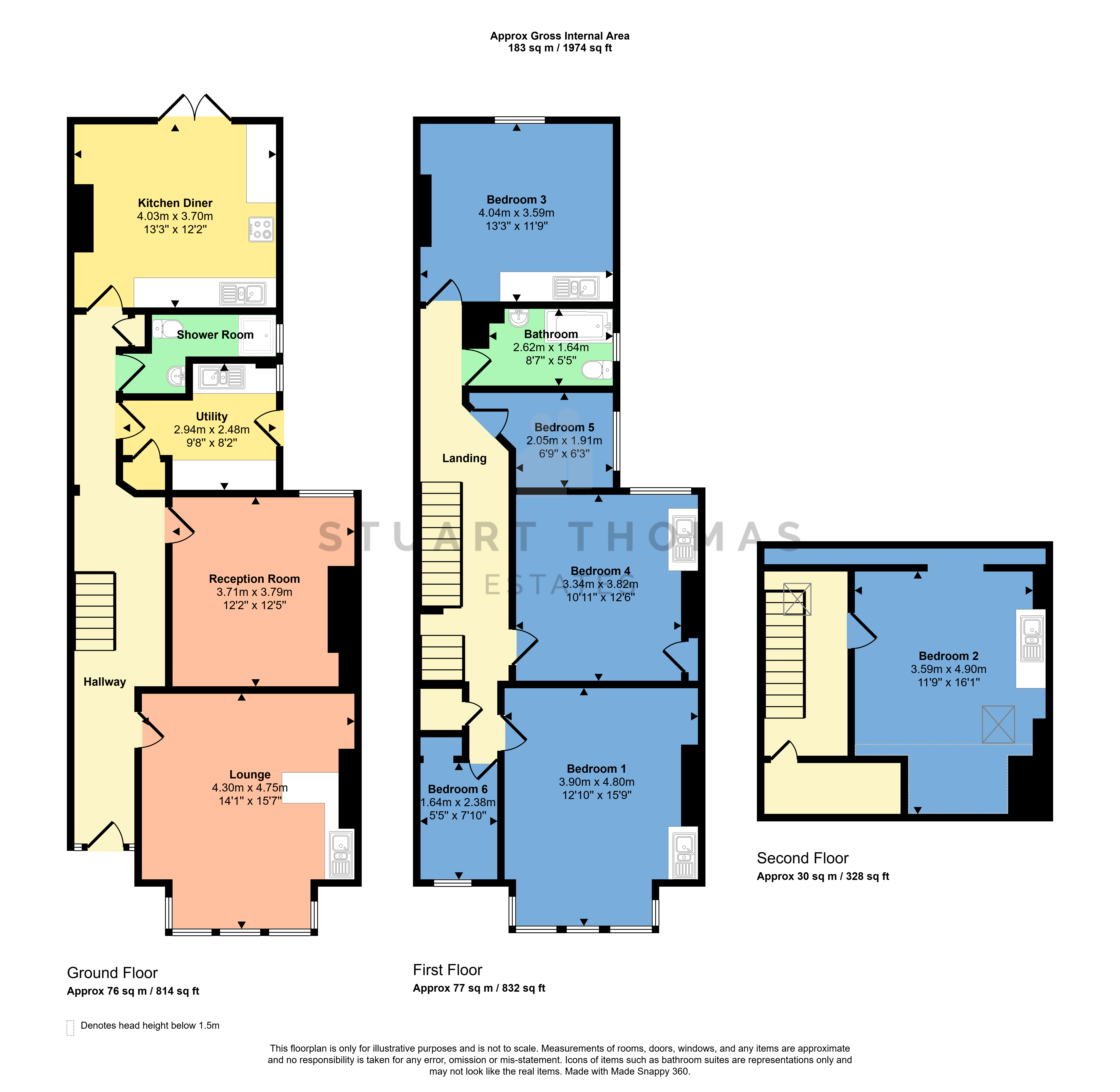116, St. Helens Road, Westcliff-on-Sea floorplan