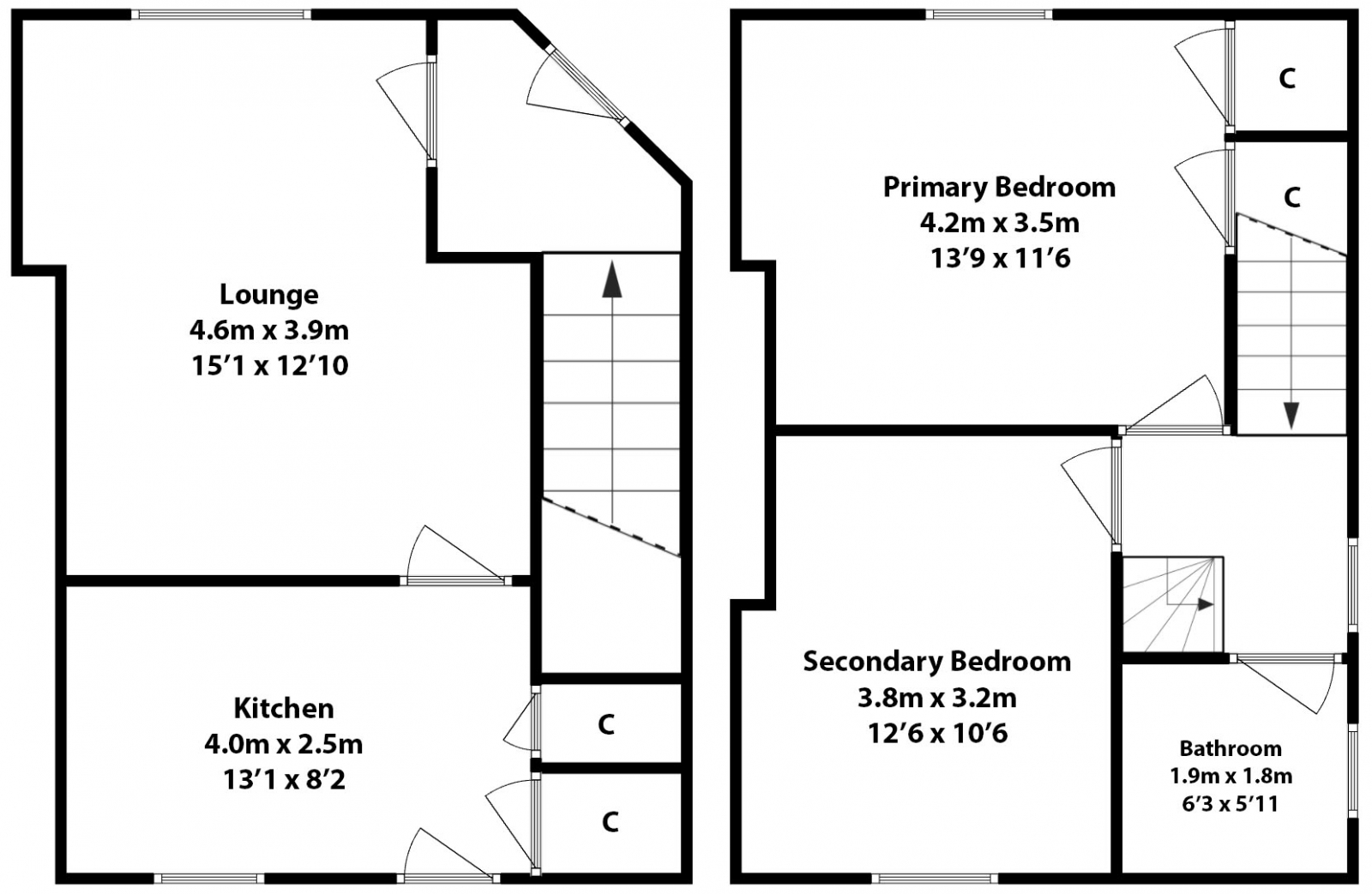 129 North Road, Bellshill floorplan