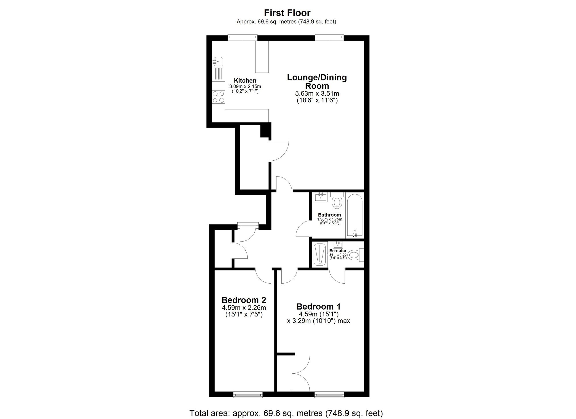 11 Malt House Place, Royston floorplan