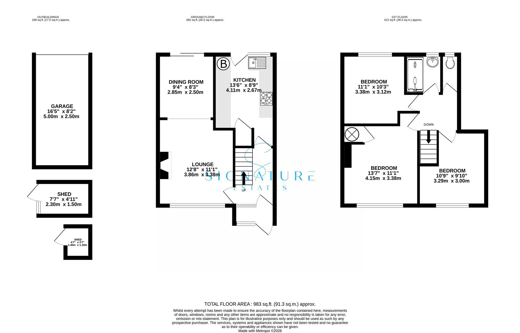 22, Hudson Close, Watford floorplan