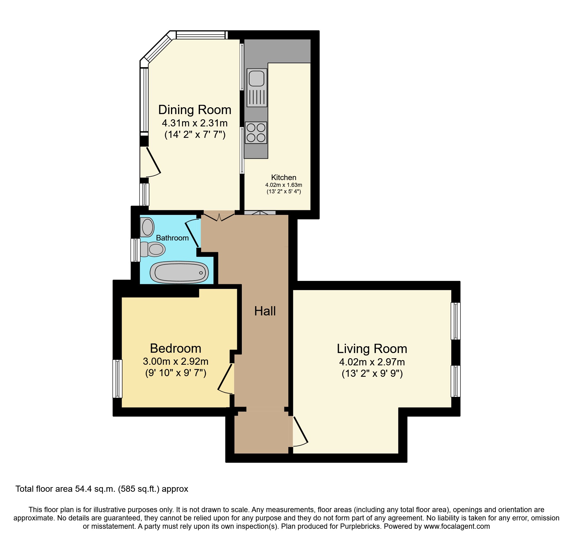 Westering Close, Bishops Down Road, Tunbridge Wells floorplan