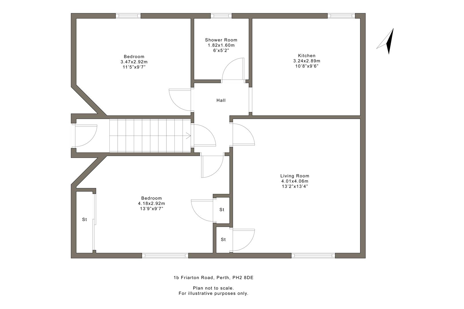 Friarton Road, Perth PH2, 2 bedroom flat for sale 57476243