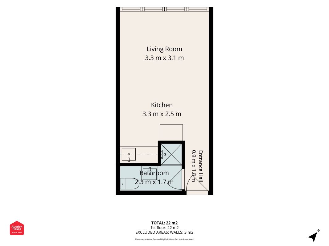 Flat 124. Horizon House, Sunderland floorplan