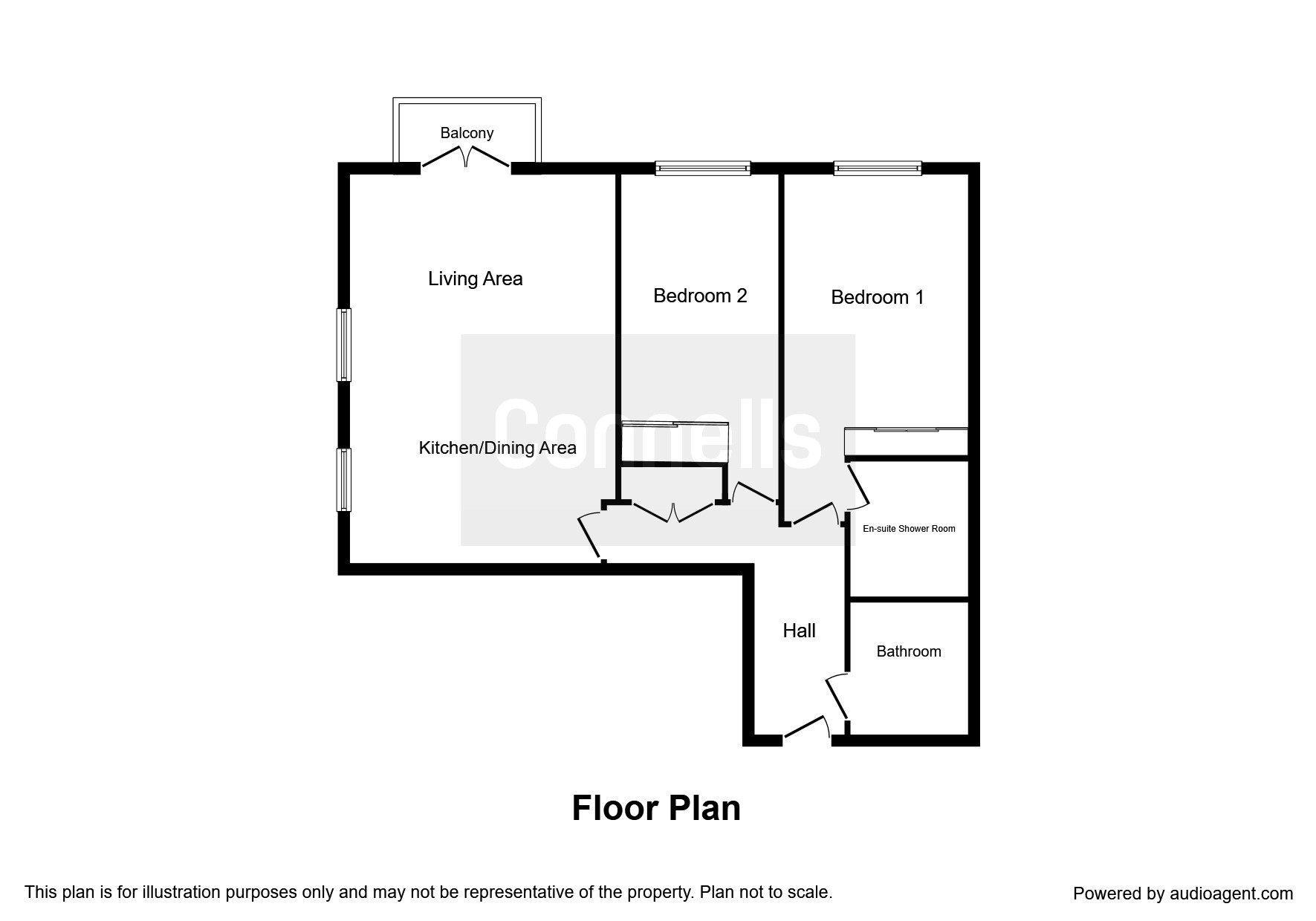 2 Bedrooms Flat for sale in Nash Gardens, Redhill RH1