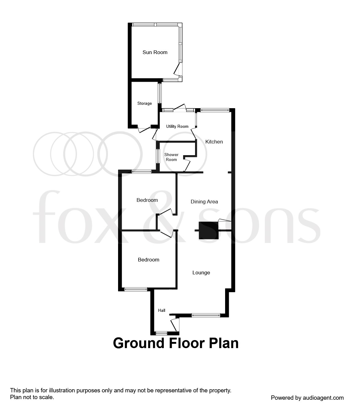 2 Bedrooms Semi-detached bungalow for sale in Yapton Road, Barnham, Bognor Regis PO22
