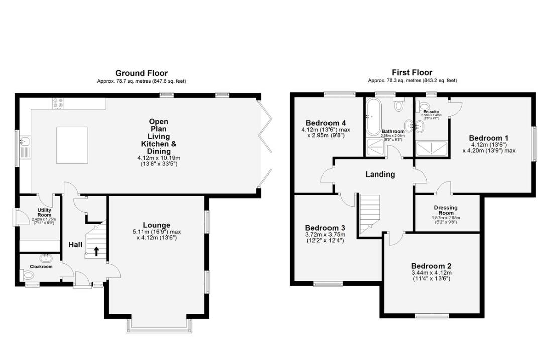 3, West Garth, Market Rasen floorplan