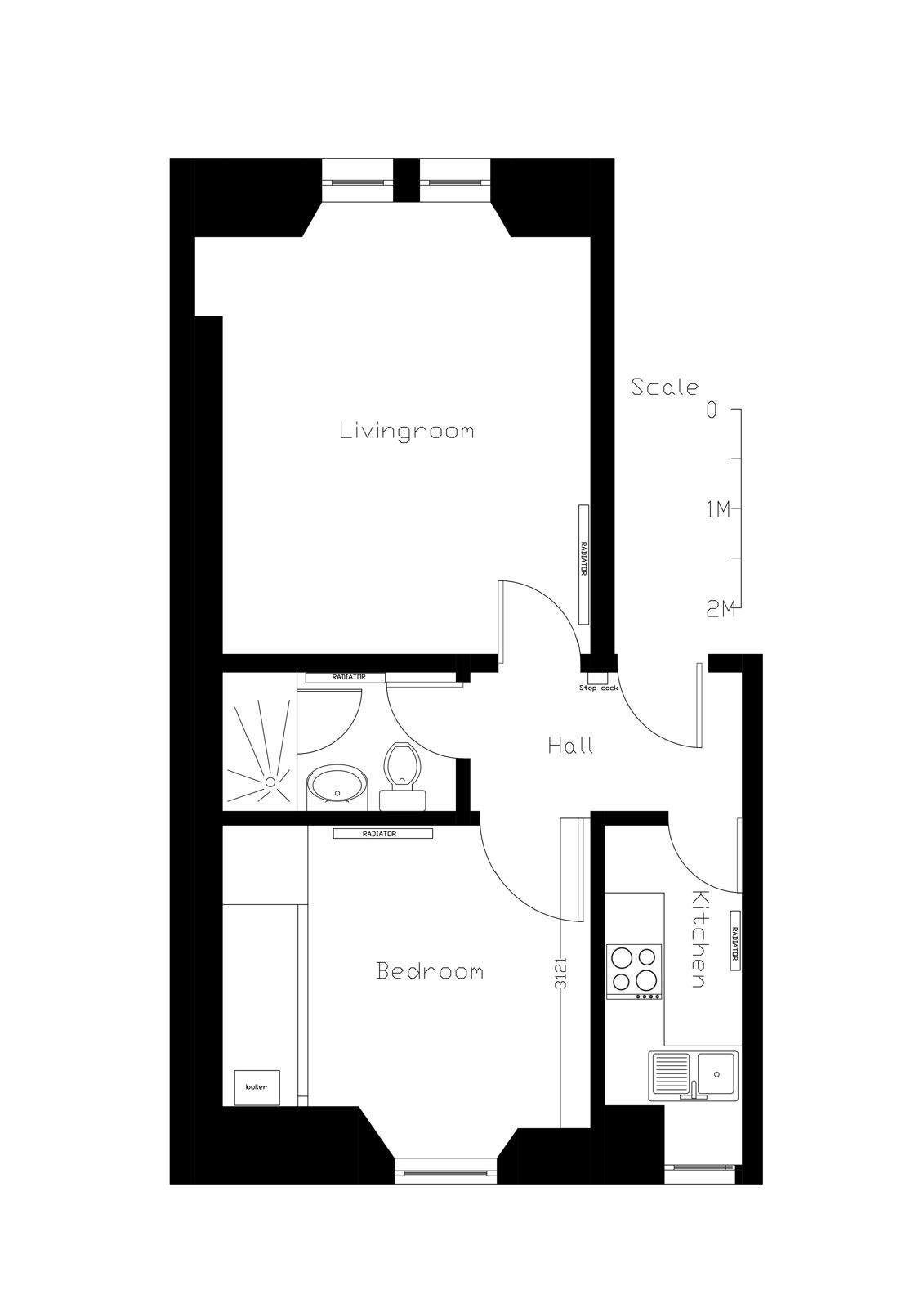 87F, Watson Street, Dundee floorplan