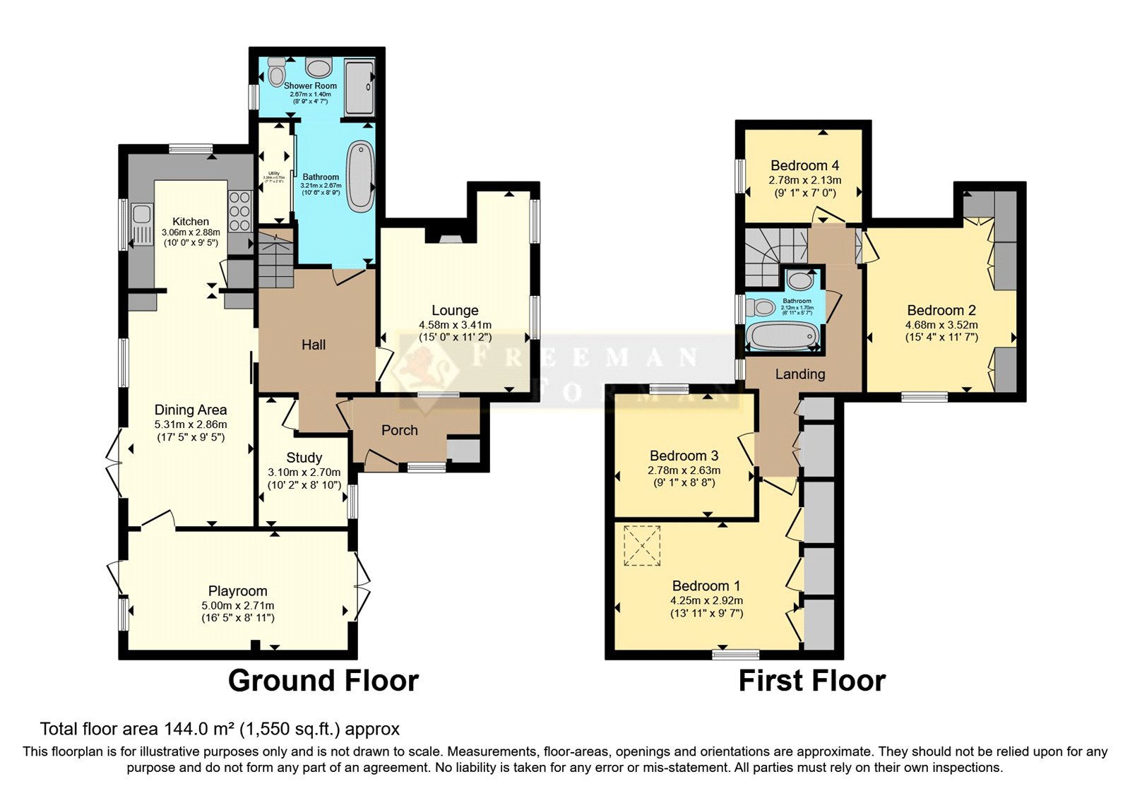1, Carpenters Lane, Tonbridge floorplan
